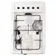 Поверхня газова Domino на склі Perfelli HGG 31414 BL - зображення 10