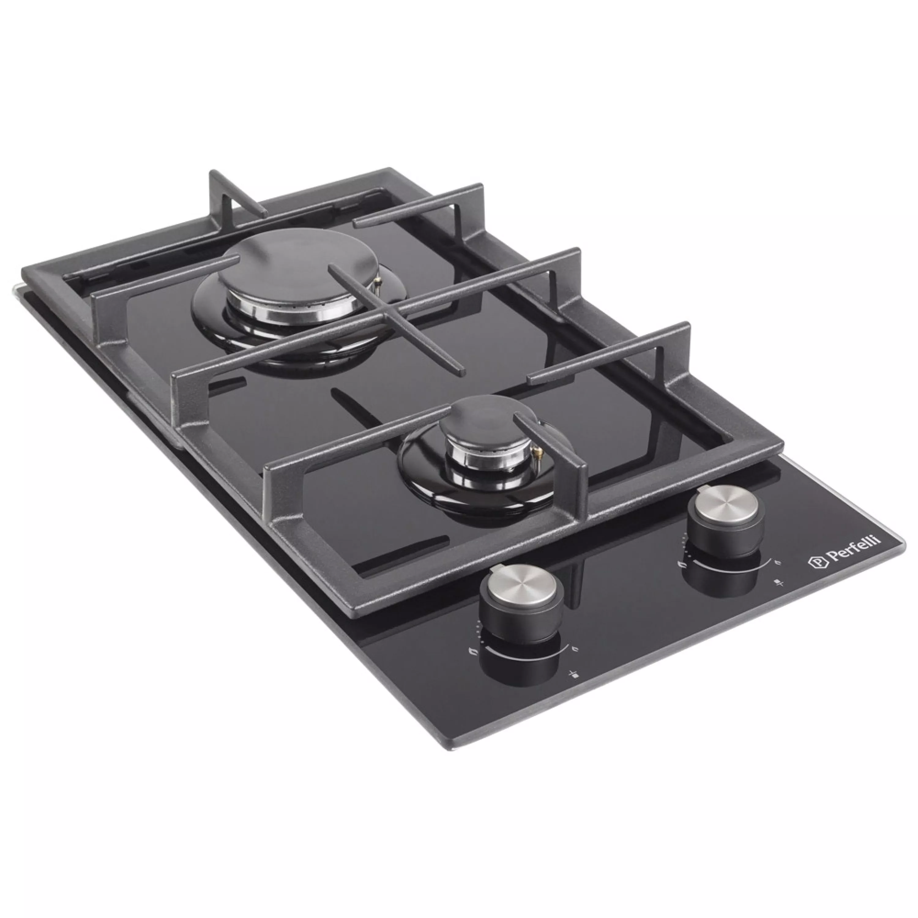 Perfelli 5902767156554 - зображення 4 Поверхня газова Domino на склі Perfelli HGG 31424 BL - зображення 4