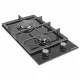 Perfelli 5902767156554 - зображення 4 Поверхня газова Domino на склі Perfelli HGG 31424 BL - зображення 4