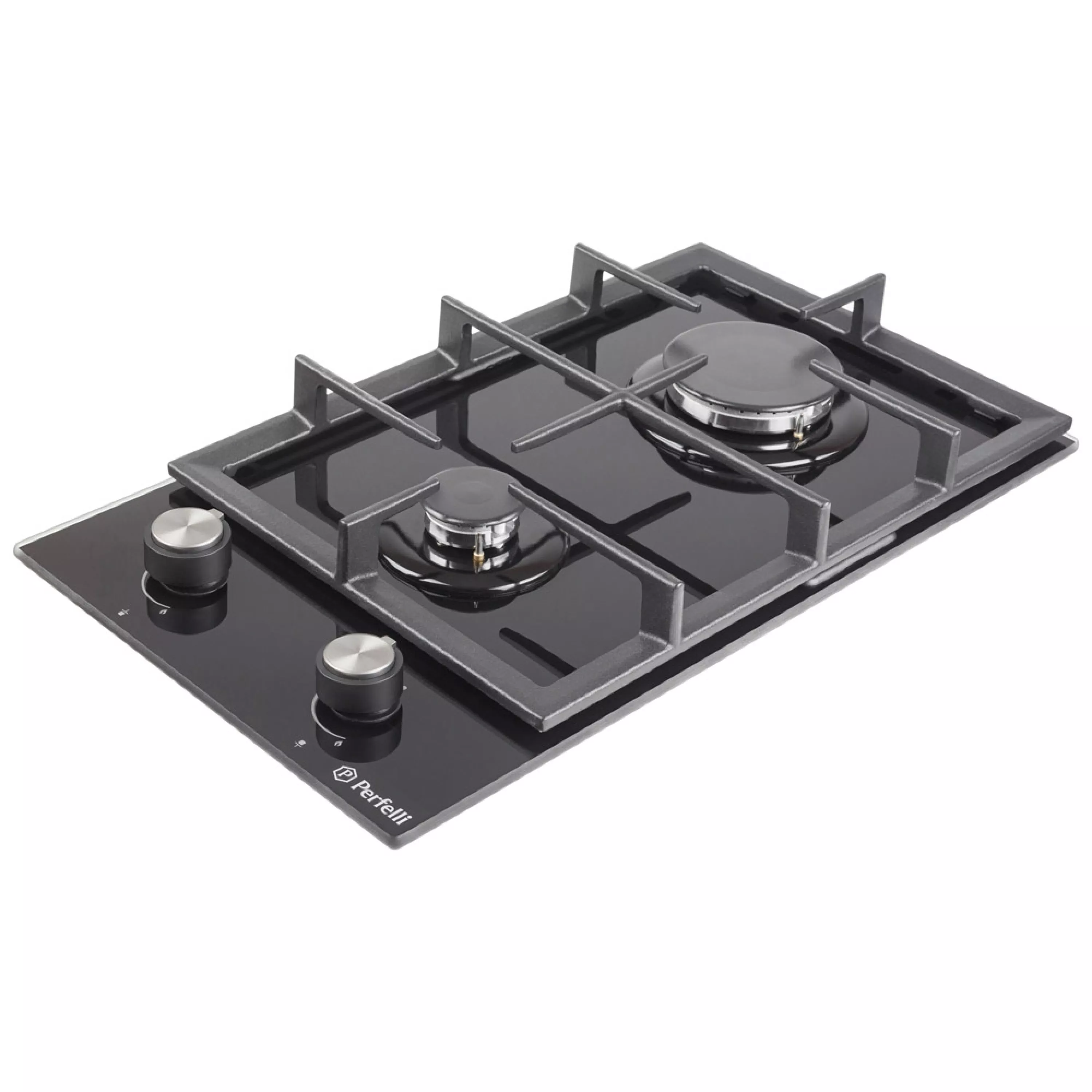 Perfelli 5902767156554 - зображення 3 Поверхня газова Domino на склі Perfelli HGG 31424 BL - зображення 3