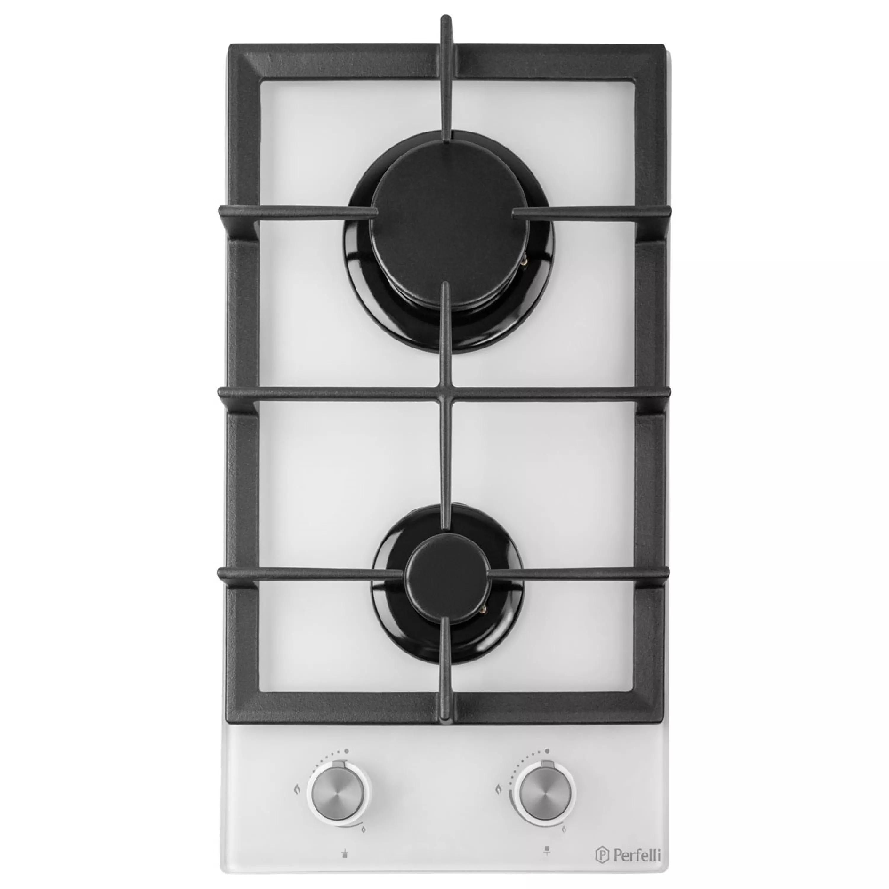 Поверхность газовая Domino на стекле Perfelli HGG 31424 WH - зображення 1