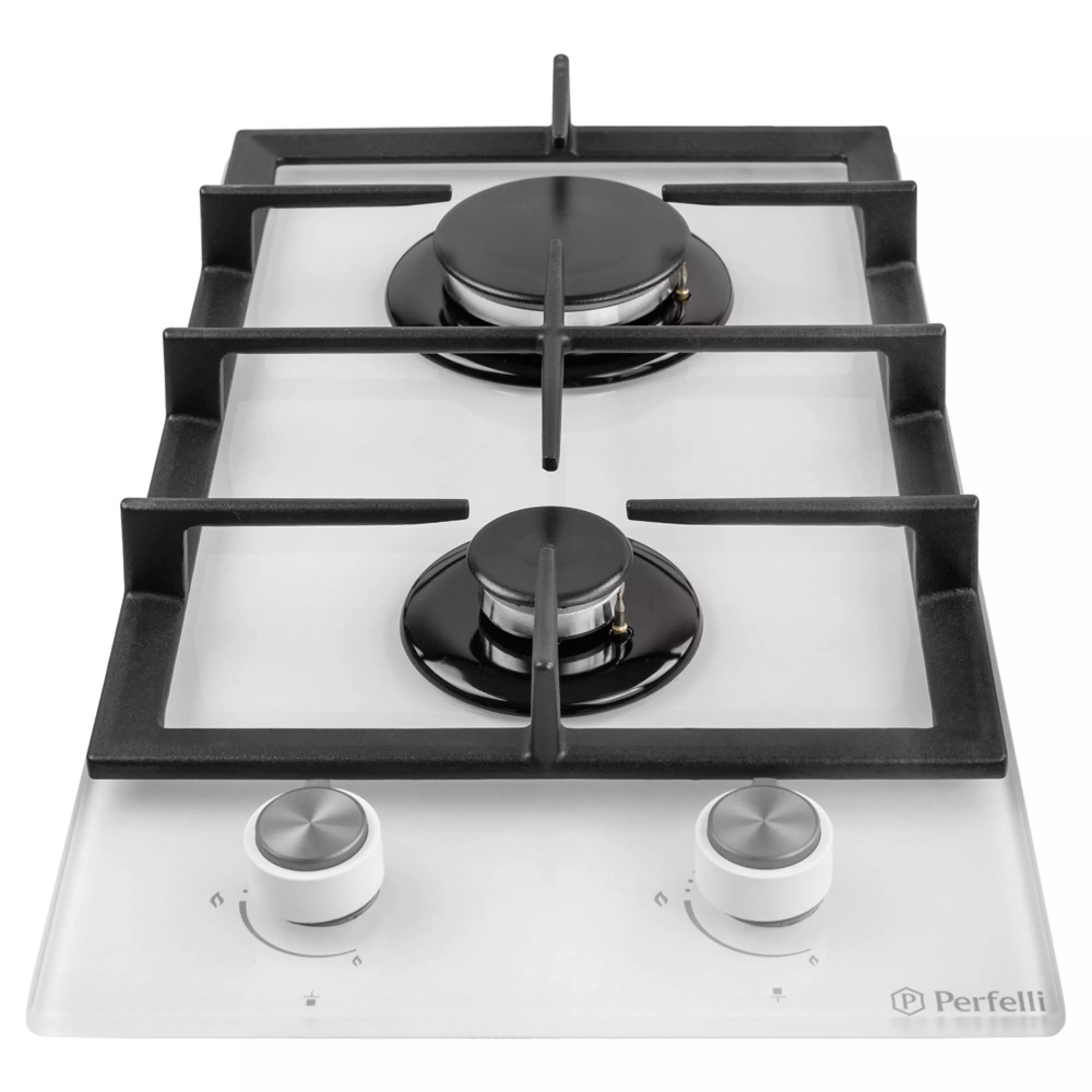 Поверхность газовая Domino на стекле Perfelli HGG 31424 WH - зображення 2
