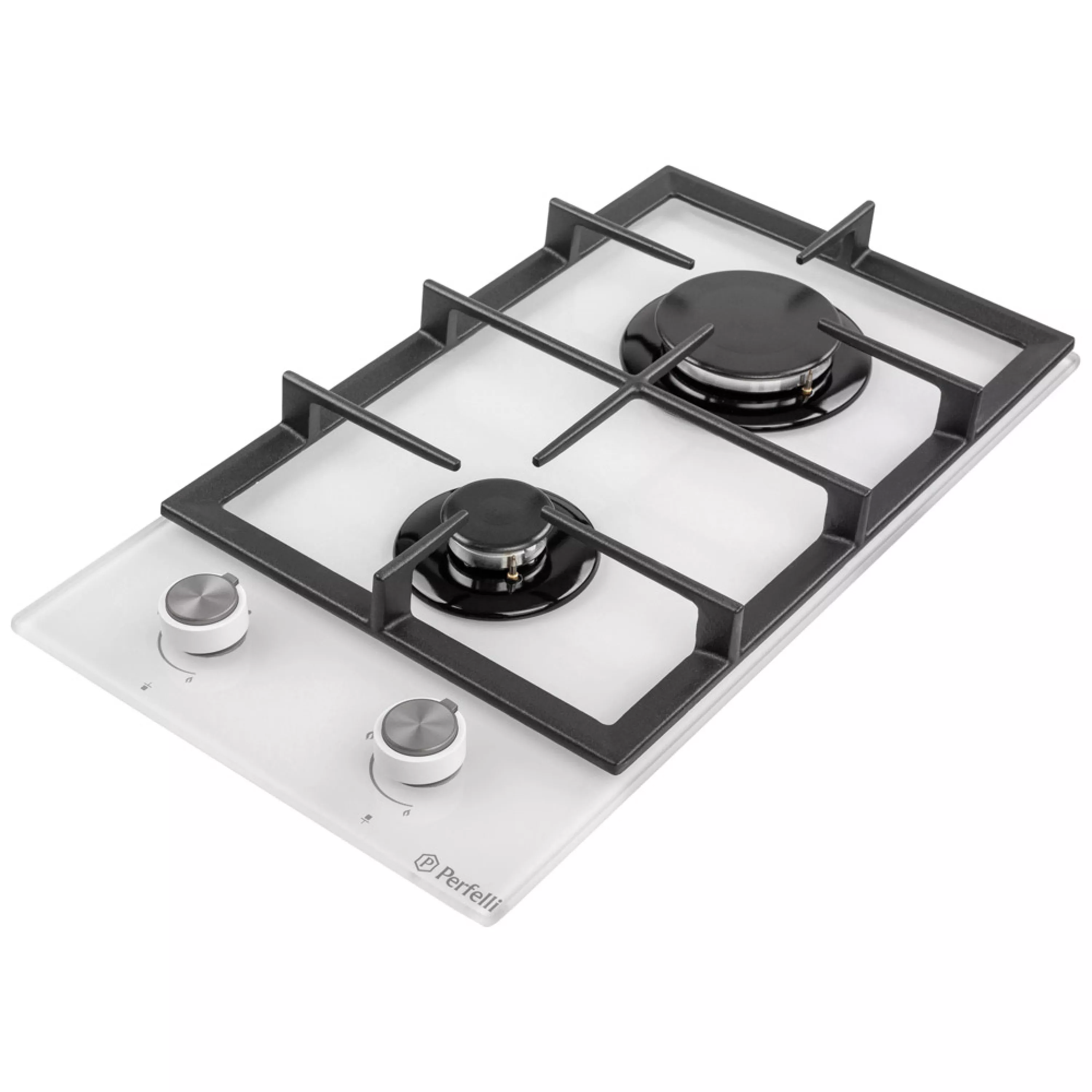 Поверхность газовая Domino на стекле Perfelli HGG 31424 WH - зображення 4