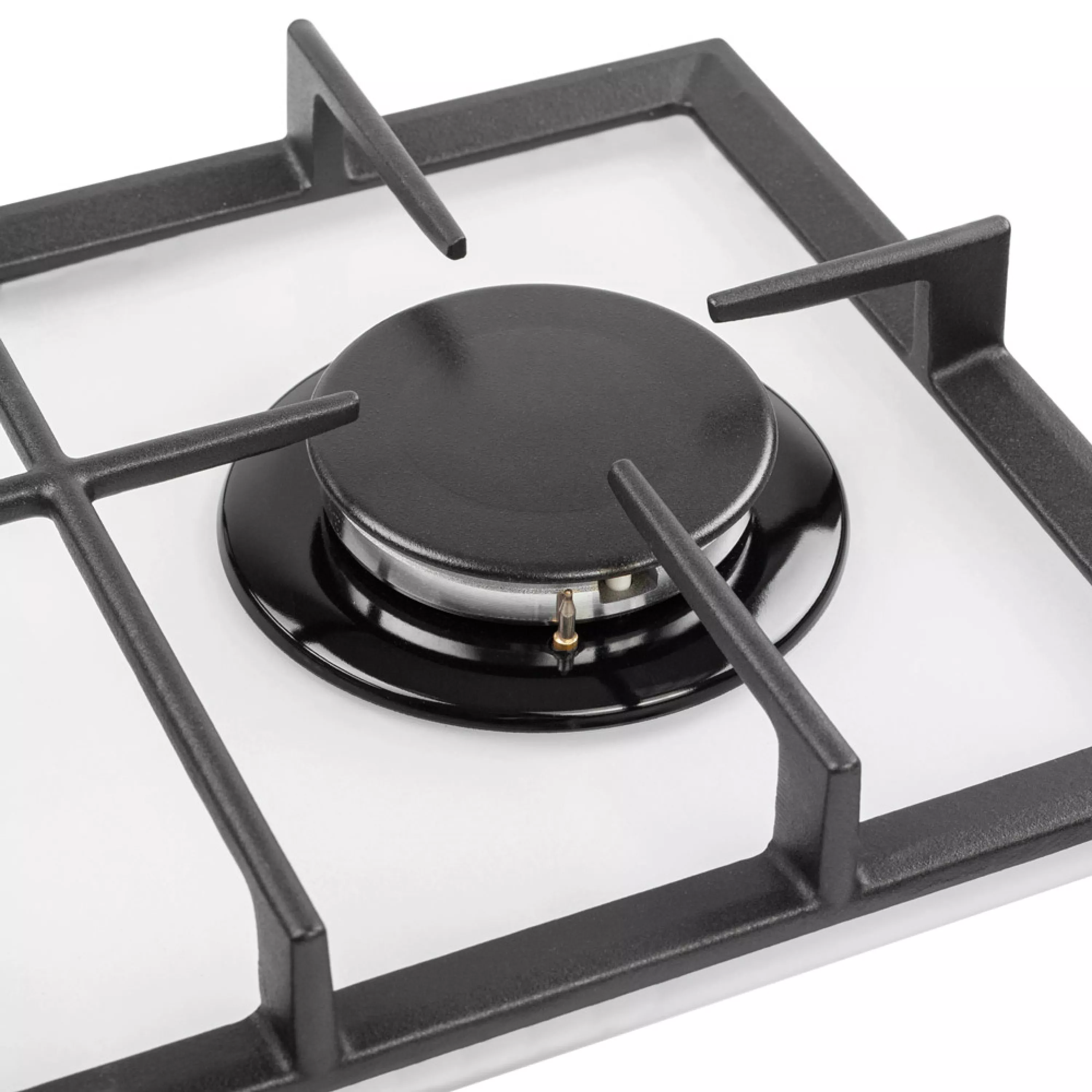 Поверхность газовая Domino на стекле Perfelli HGG 31424 WH - зображення 6