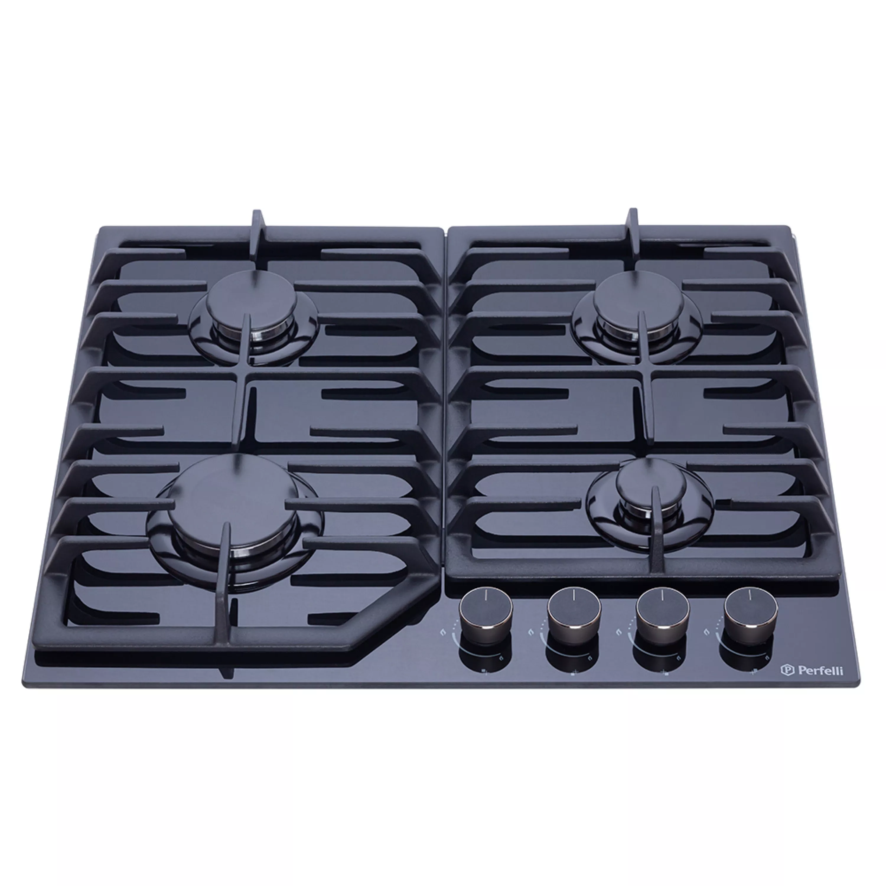 Поверхня газова на склі Perfelli HGG 61494 BL - зображення 2