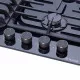 Поверхня газова на склі Perfelli HGG 61494 BL - зображення 5