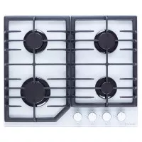 Поверхность газовая на стекле Perfelli HGG 61494 WH