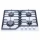 Perfelli 5902767156431 - зображення 2 Поверхня газова на склі Perfelli HGG 61494 WH - зображення 2