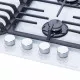 Perfelli 5902767156431 - зображення 5 Поверхня газова на склі Perfelli HGG 61494 WH - зображення 5
