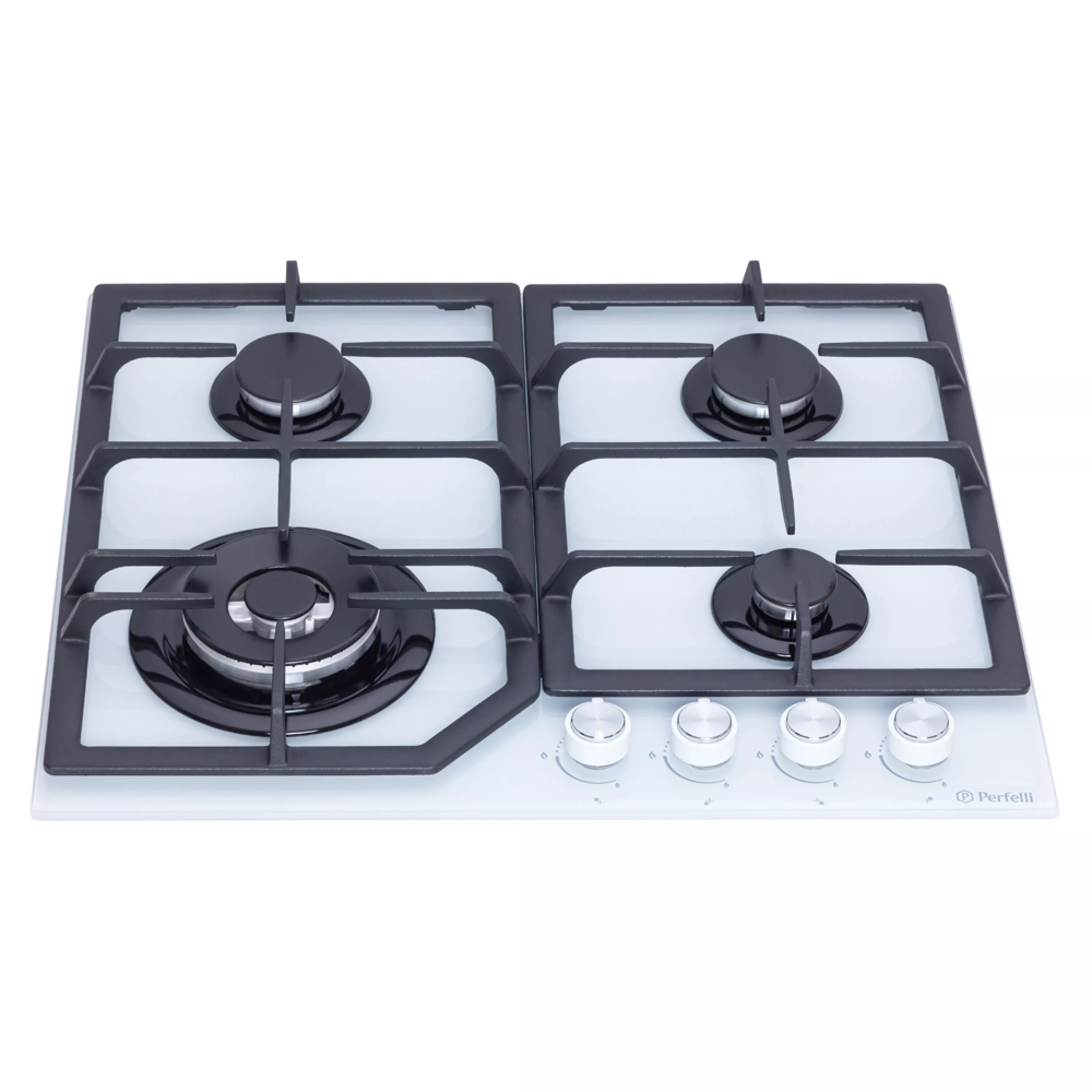 Поверхня газова на склі Perfelli HGG 61624 WH - зображення 2