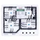 Perfelli 5902767156455 - зображення 12 Поверхность газовая на стекле Perfelli HGG 61674 BL - зображення 12