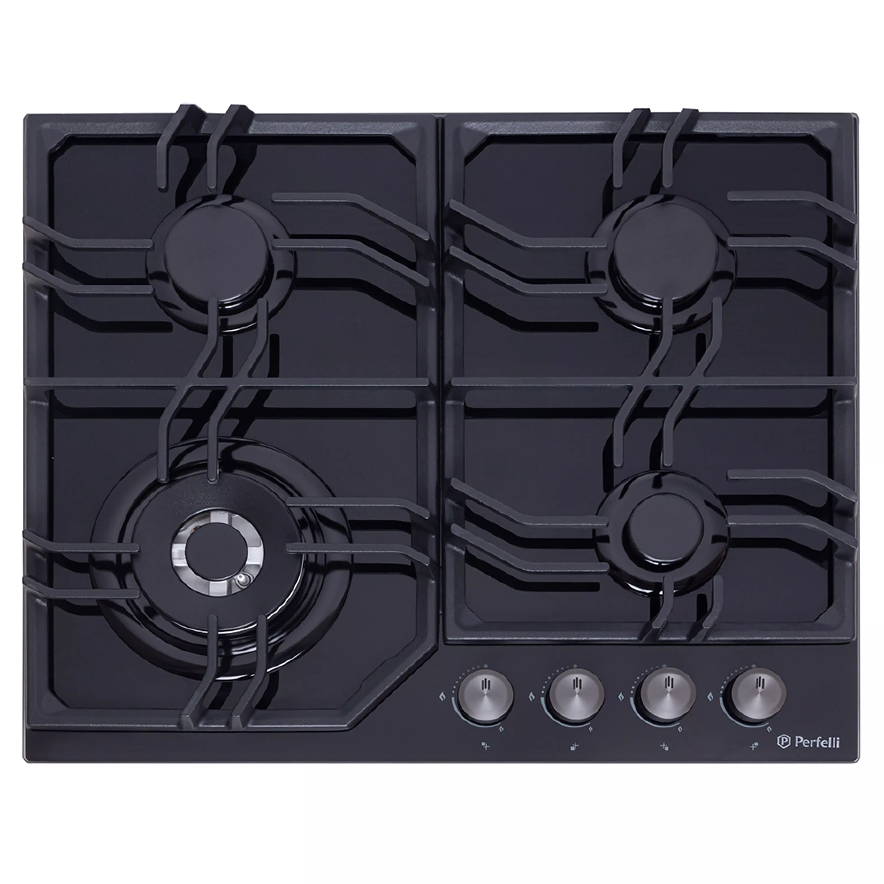 Perfelli 5902767156455 - зображення 1 Поверхность газовая на стекле Perfelli HGG 61674 BL - зображення 1