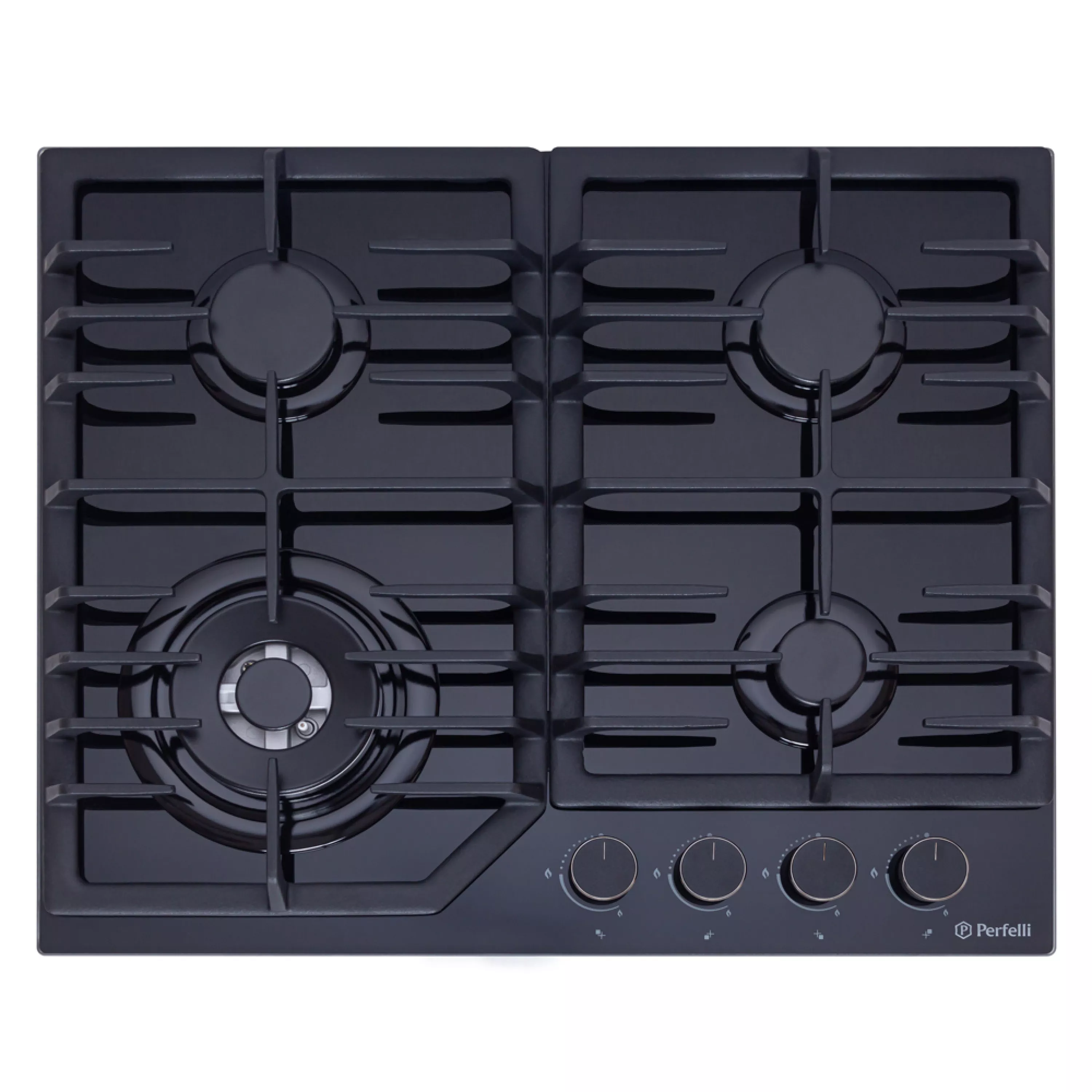 Поверхность газовая на стекле Perfelli HGG 61694 BL - зображення 1