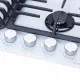 Perfelli 5902767155472 - зображення 4 Поверхня газова на склі Perfelli HGG 61694 WH - зображення 4