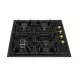 Perfelli 8697940712661 - зображення 7 Поверхня газова на склі Perfelli HGG 61724 BL ANTIQUE - зображення 7