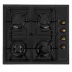 Perfelli 8697940712661 - зображення Поверхня газова на склі Perfelli HGG 61724 BL ANTIQUE - зображення
