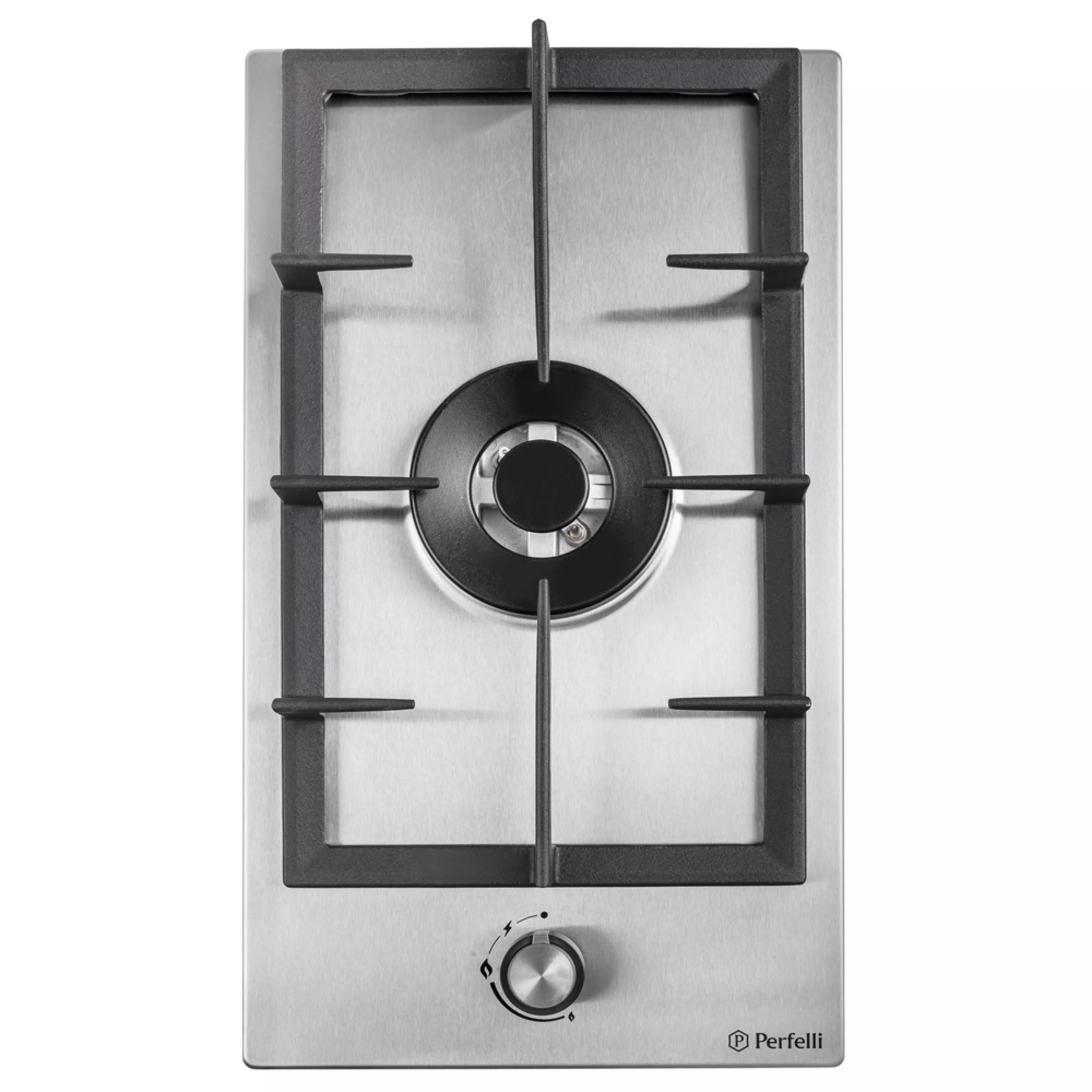 Perfelli 5902767156844 - зображення 1 Поверхность газовая Domino на металле Perfelli HGM 31404 I - зображення 1
