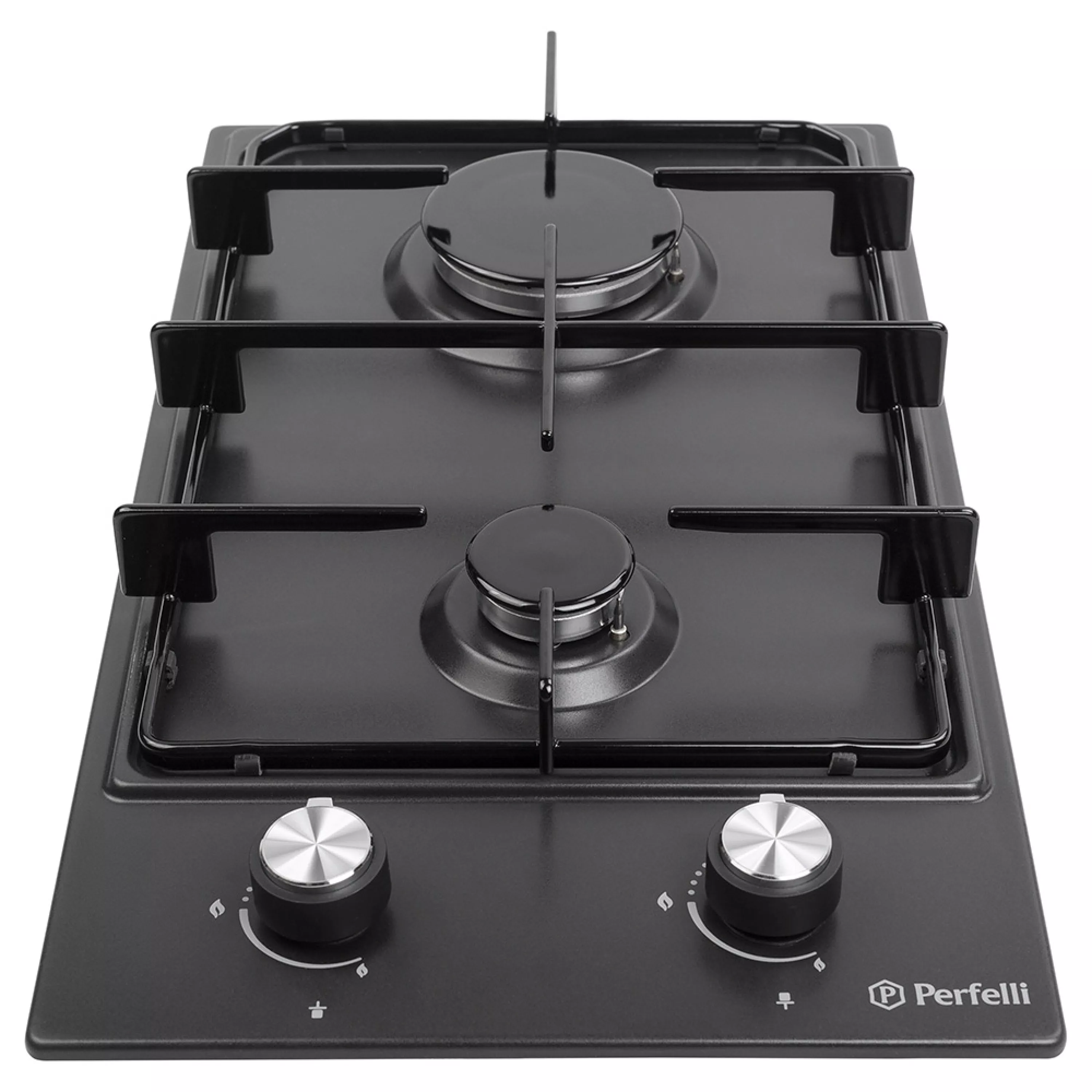 Поверхня газова Domino на металі Perfelli HGM 31414 BL - зображення 2