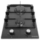 Поверхня газова Domino на металі Perfelli HGM 31414 BL - зображення 2