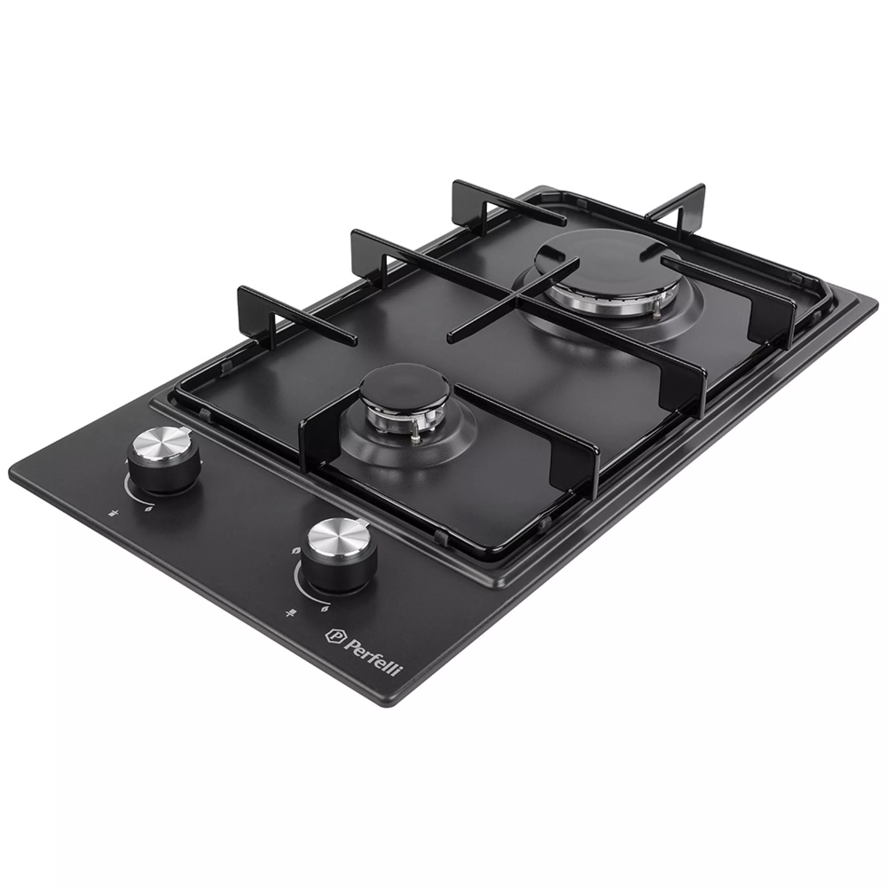 Поверхня газова Domino на металі Perfelli HGM 31414 BL - зображення 3