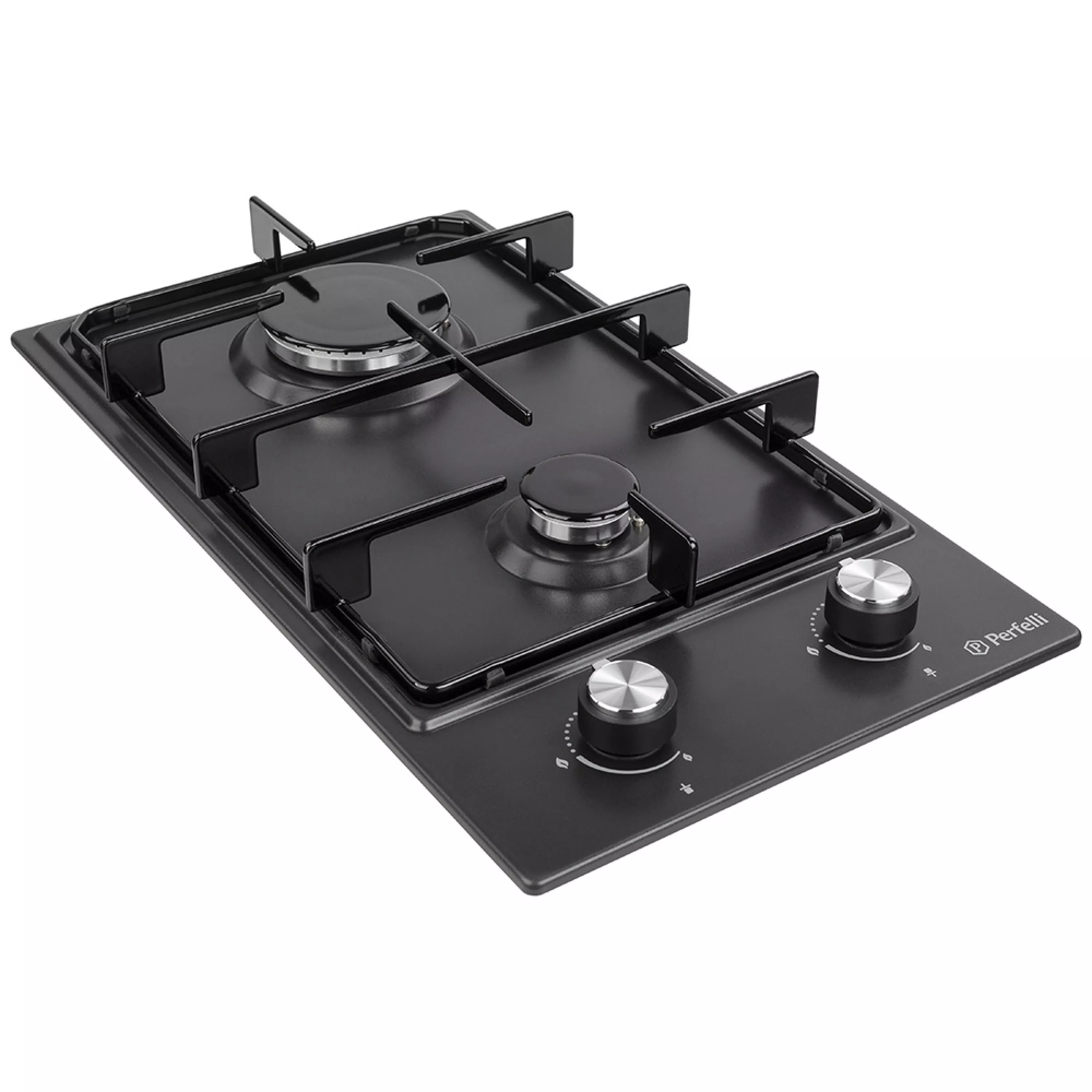 Поверхня газова Domino на металі Perfelli HGM 31414 BL - зображення 4