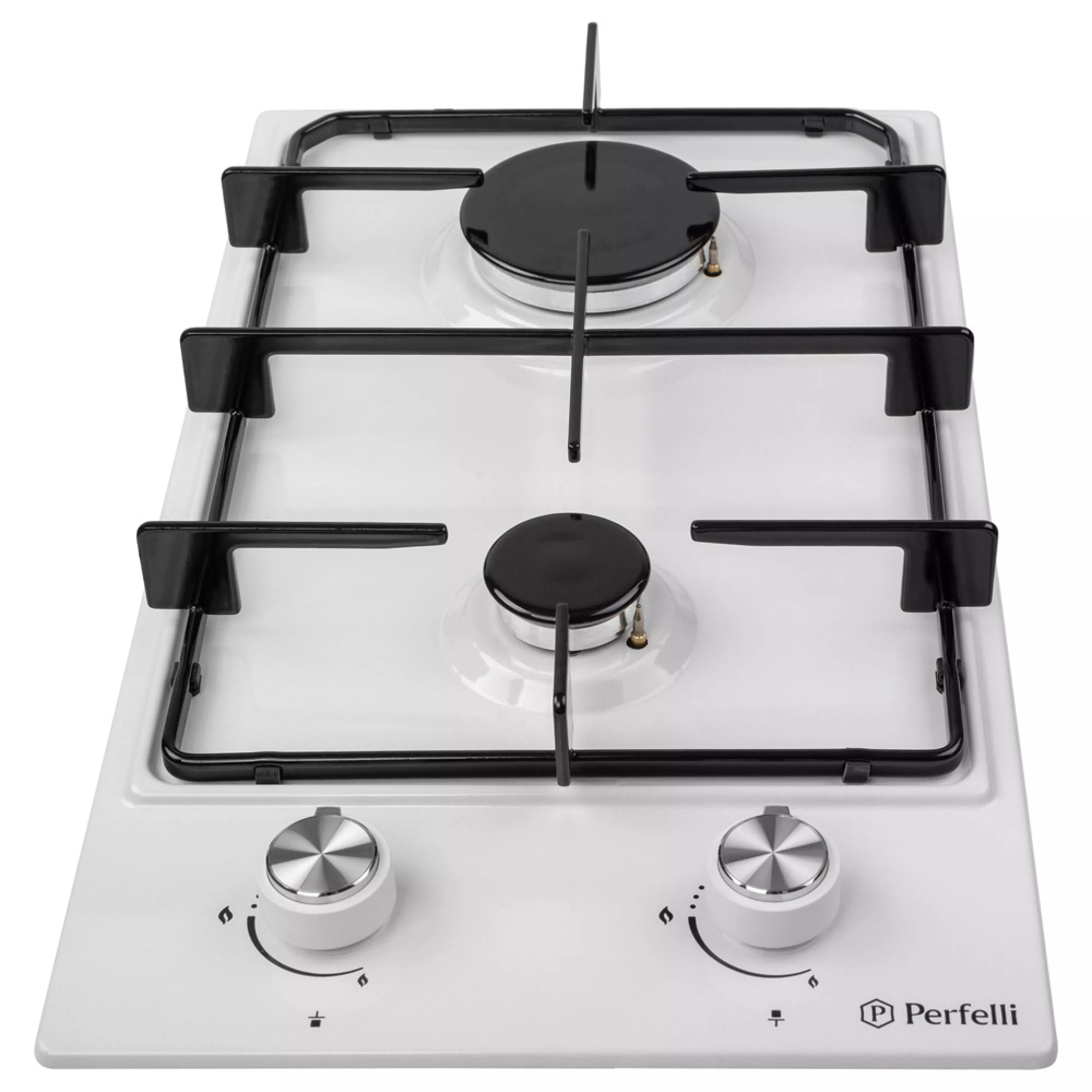Perfelli 5902767156820 - зображення 2 Поверхня газова Domino на металі Perfelli HGM 31414 WH - зображення 2