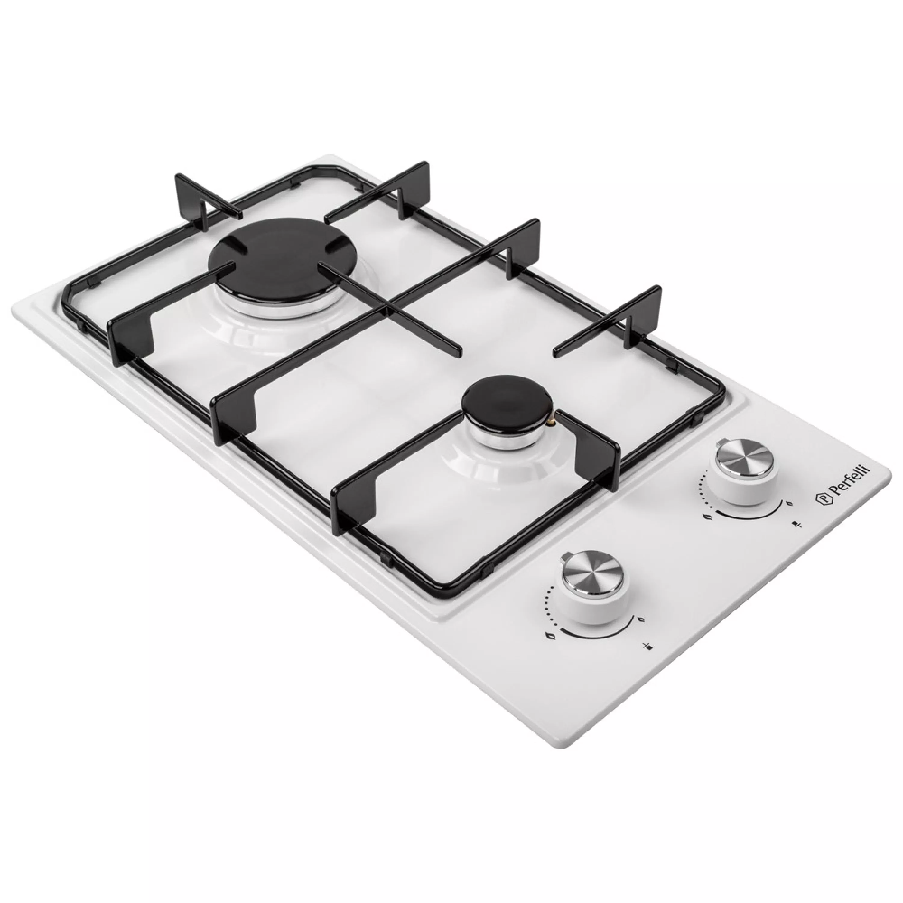 Perfelli 5902767156820 - зображення 4 Поверхня газова Domino на металі Perfelli HGM 31414 WH - зображення 4