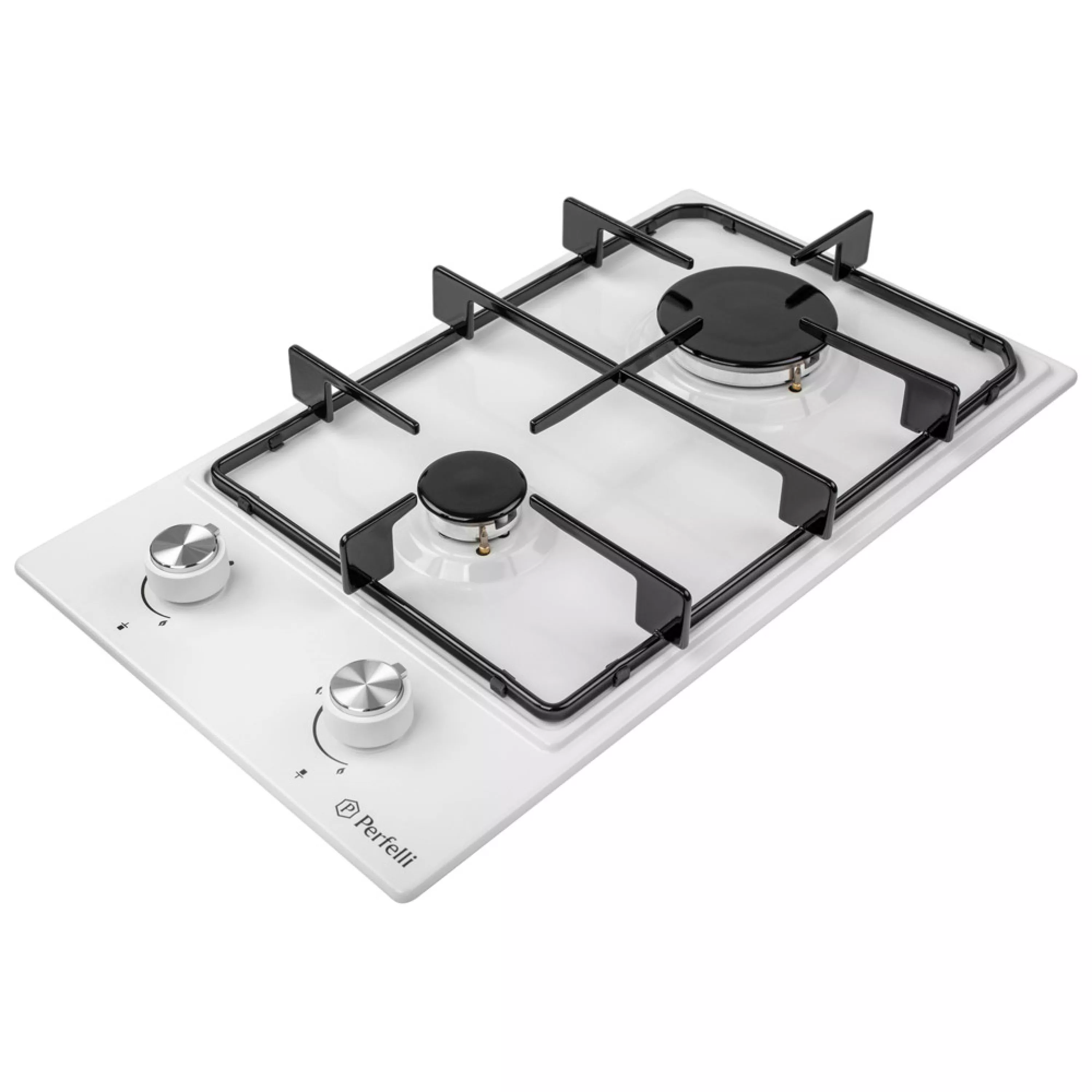 Perfelli 5902767156820 - зображення 3 Поверхня газова Domino на металі Perfelli HGM 31414 WH - зображення 3