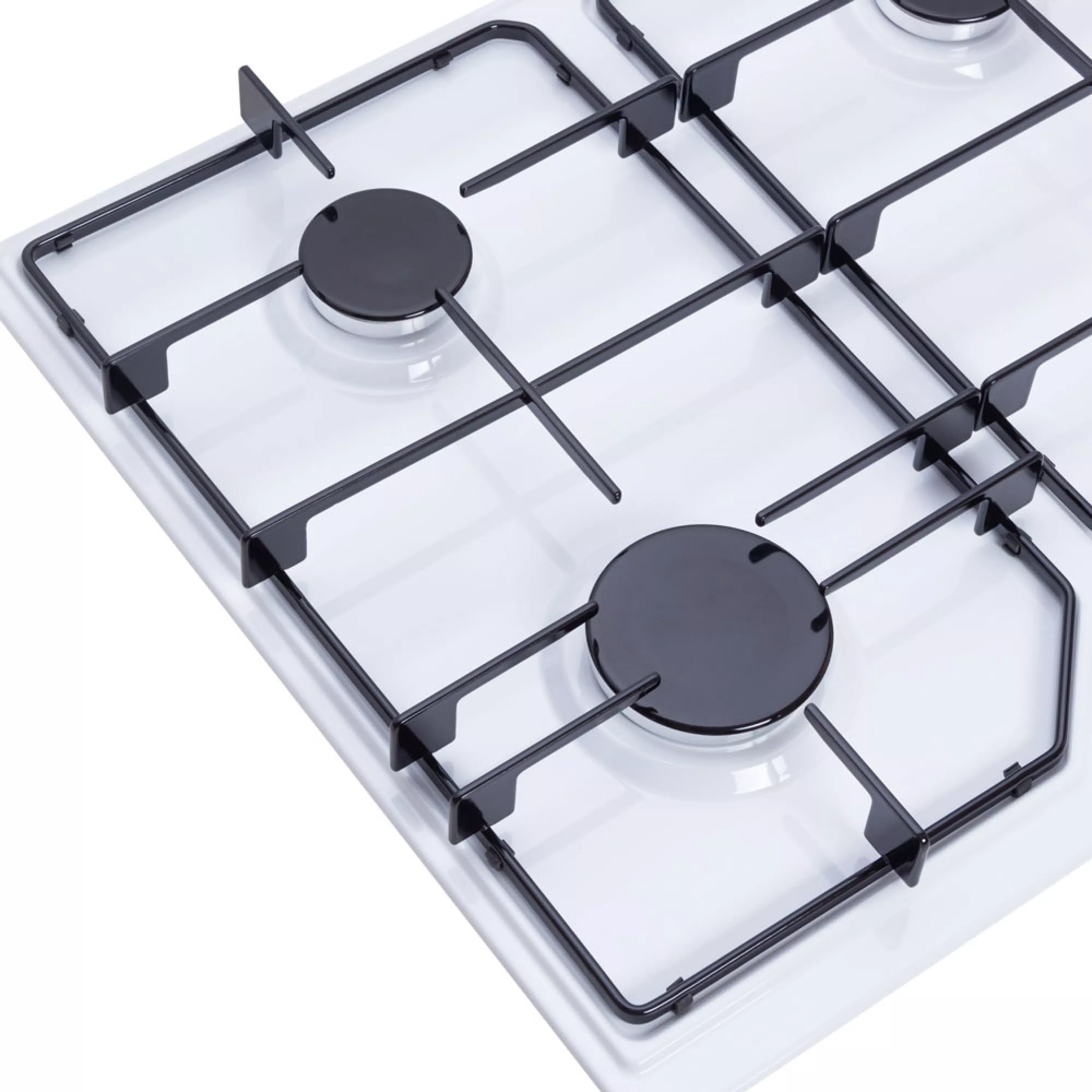 Поверхность газовая на металле Perfelli HGM 61414 WH - зображення 3