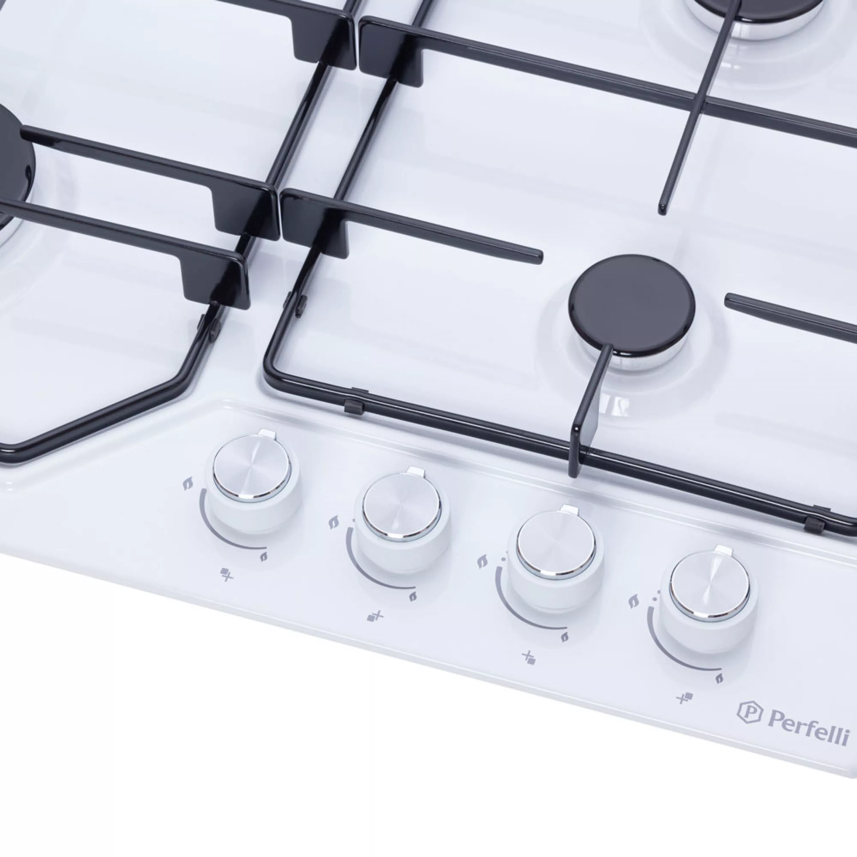 Поверхность газовая на металле Perfelli HGM 61414 WH - зображення 4