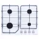 Поверхность газовая на металле Perfelli HGM 61414 WH - зображення 