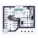 Поверхня газова на металі Perfelli HGM 61494 BL - зображення 12