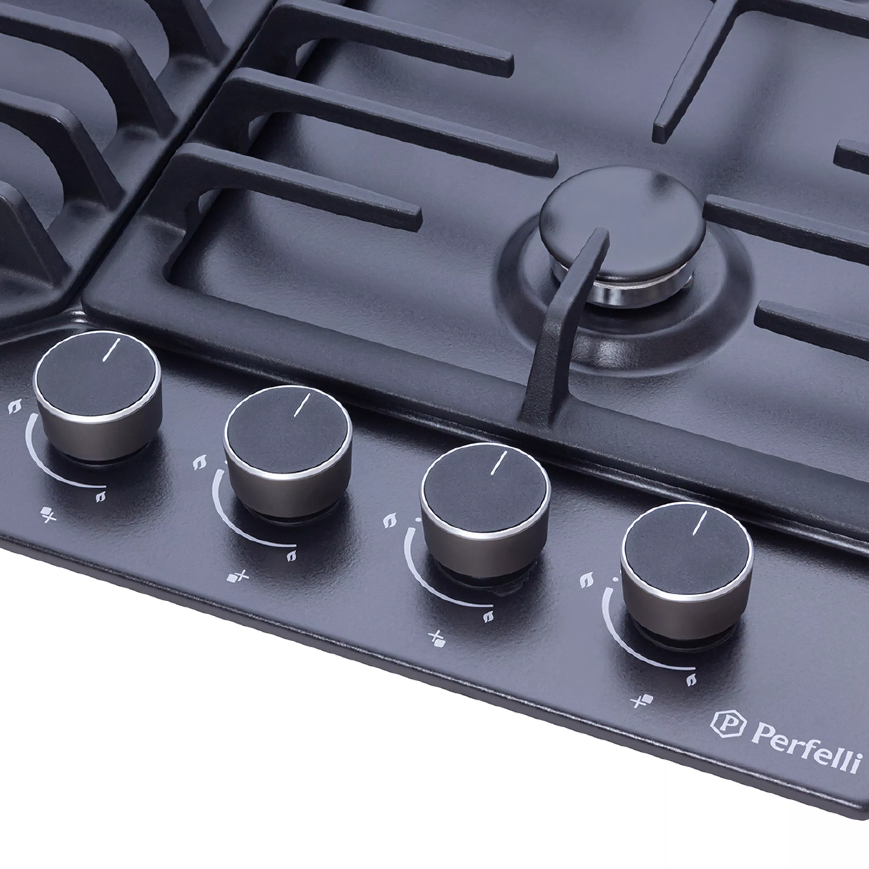 Поверхня газова на металі Perfelli HGM 61494 BL - зображення 5