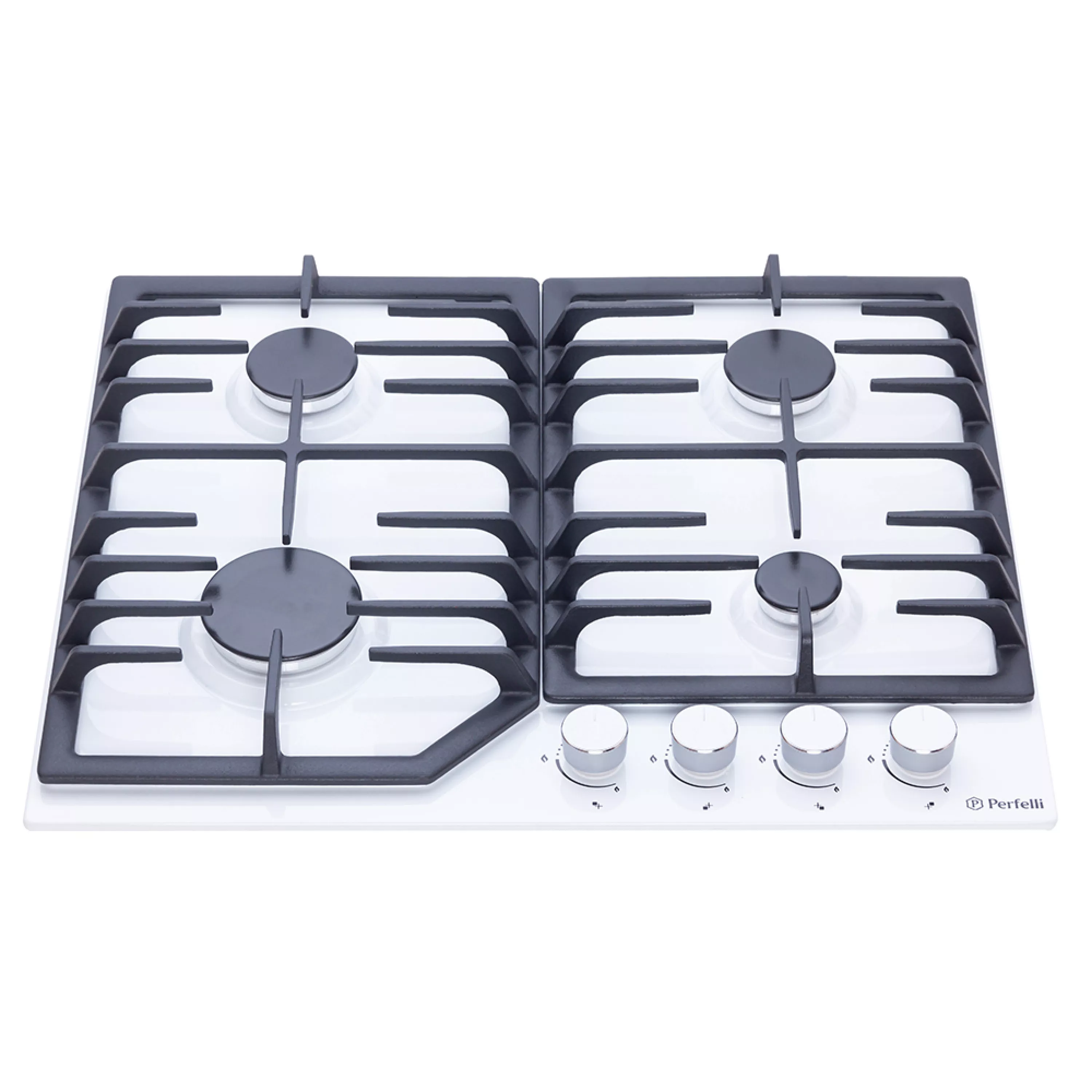 Perfelli 5902767156400 - зображення 2 Поверхня газова на металі Perfelli HGM 61494 WH - зображення 2