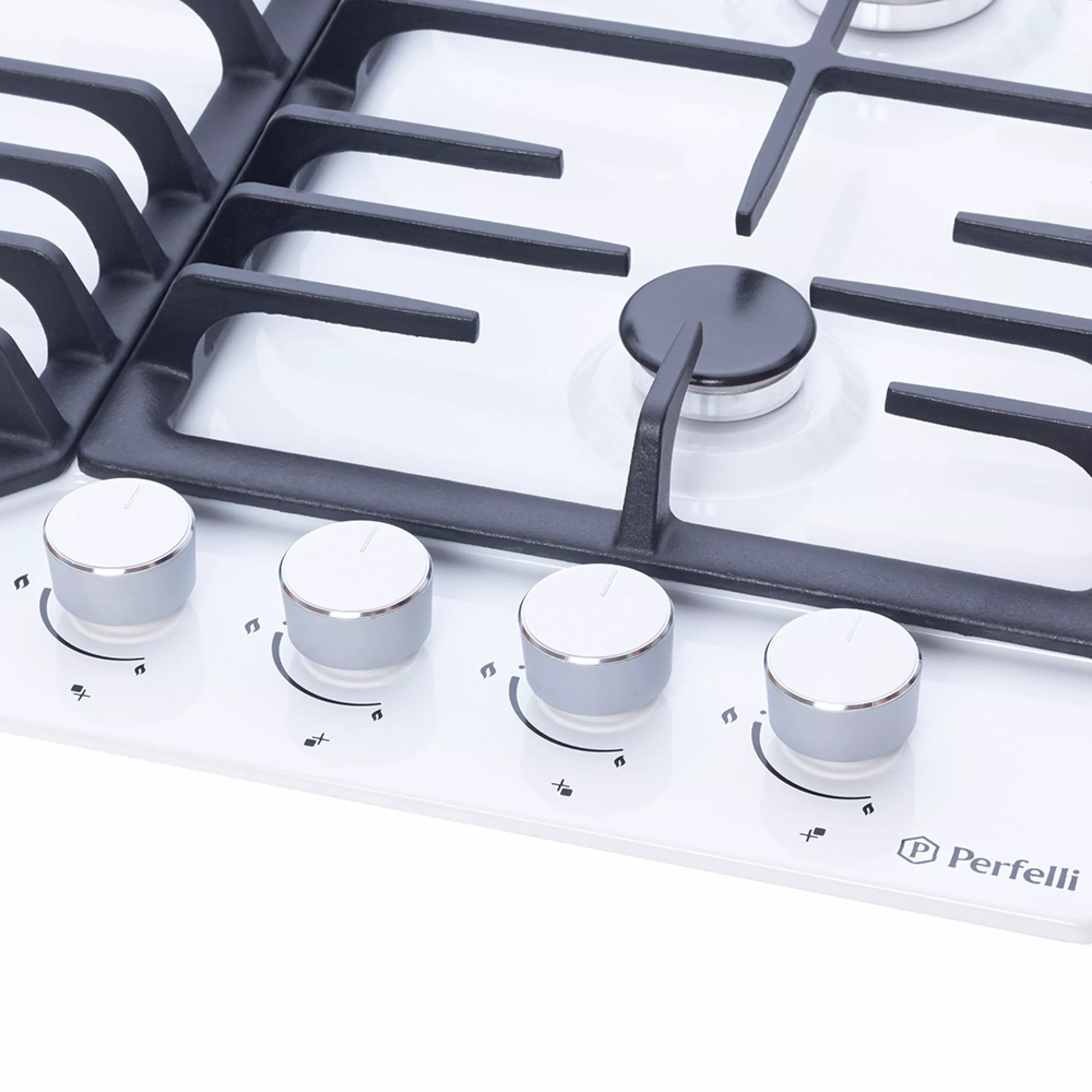 Perfelli 5902767156400 - зображення 5 Поверхня газова на металі Perfelli HGM 61494 WH - зображення 5