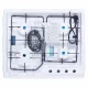Поверхность газовая на металле Perfelli HGM 61614 I - зображення 8