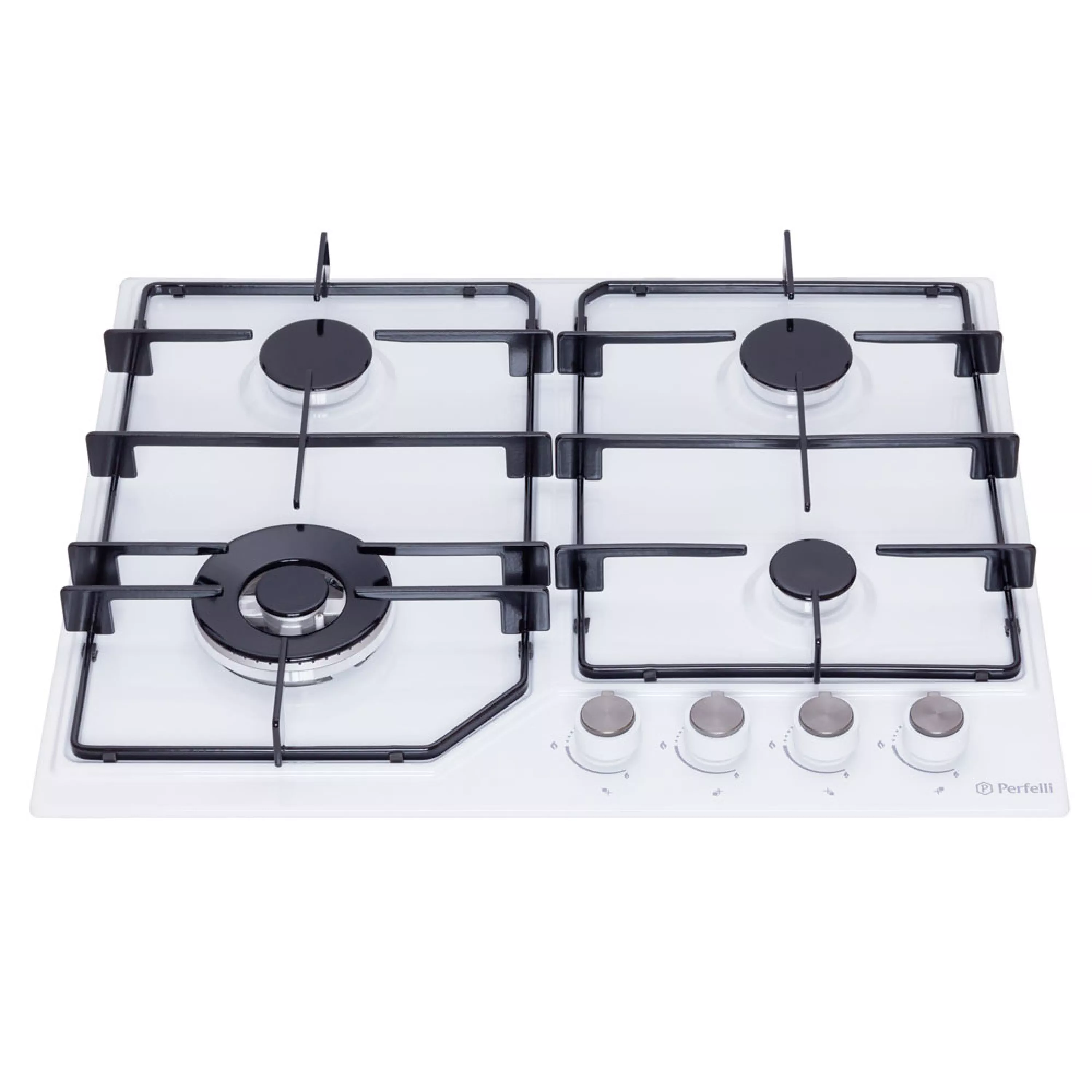 Поверхня газова на металі Perfelli HGM 61614 WH - зображення 2