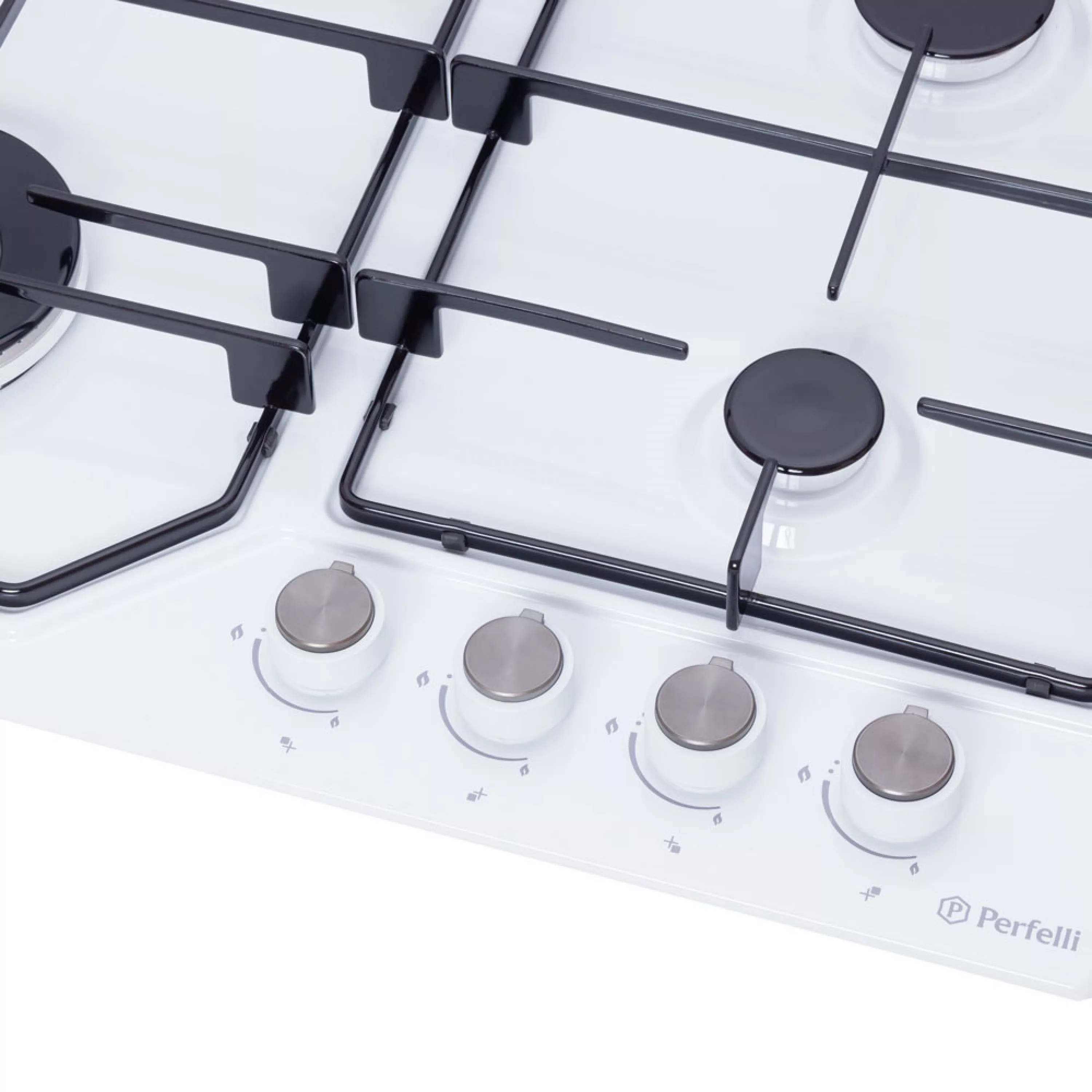 Поверхня газова на металі Perfelli HGM 61614 WH - зображення 4