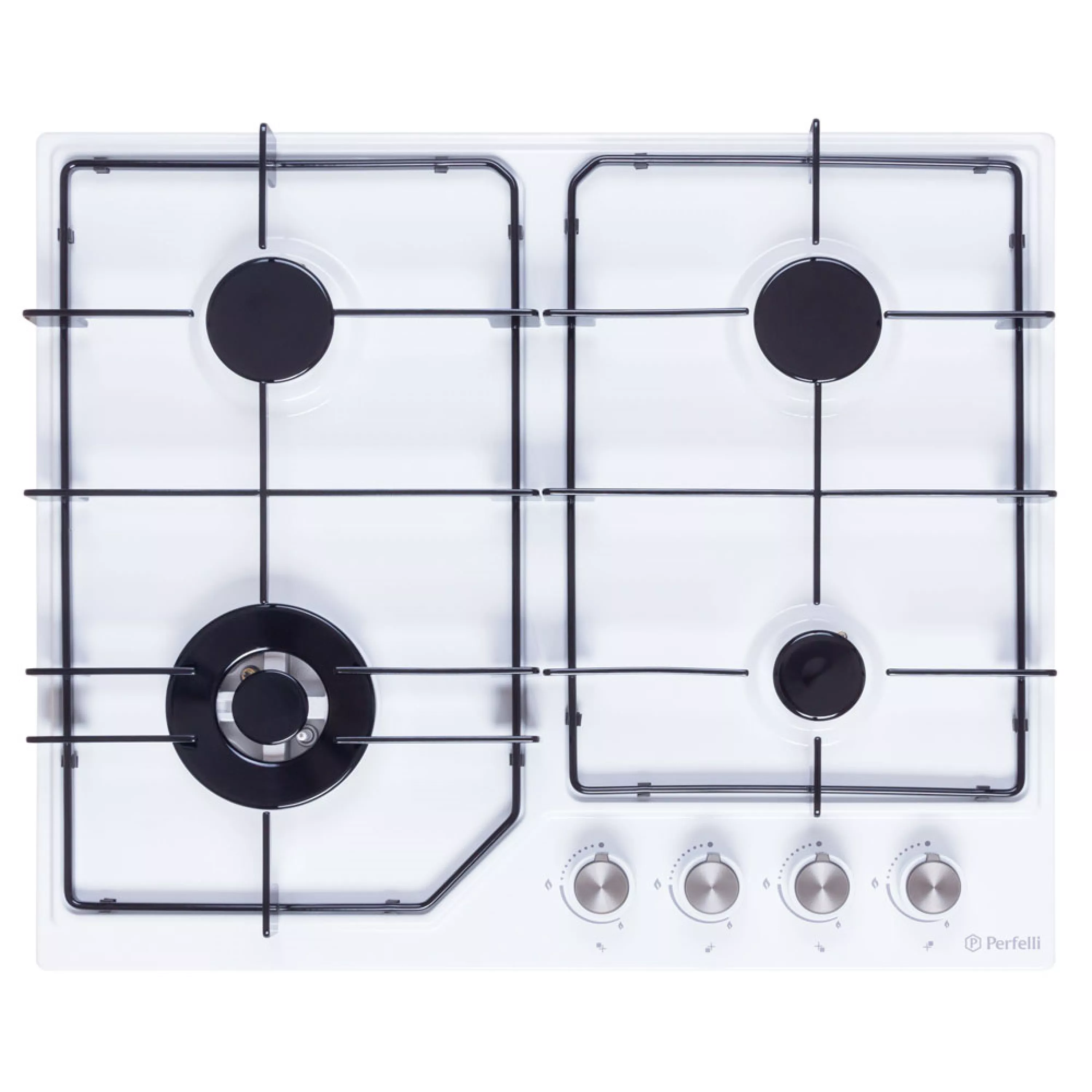 Поверхня газова на металі Perfelli HGM 61614 WH - зображення 1