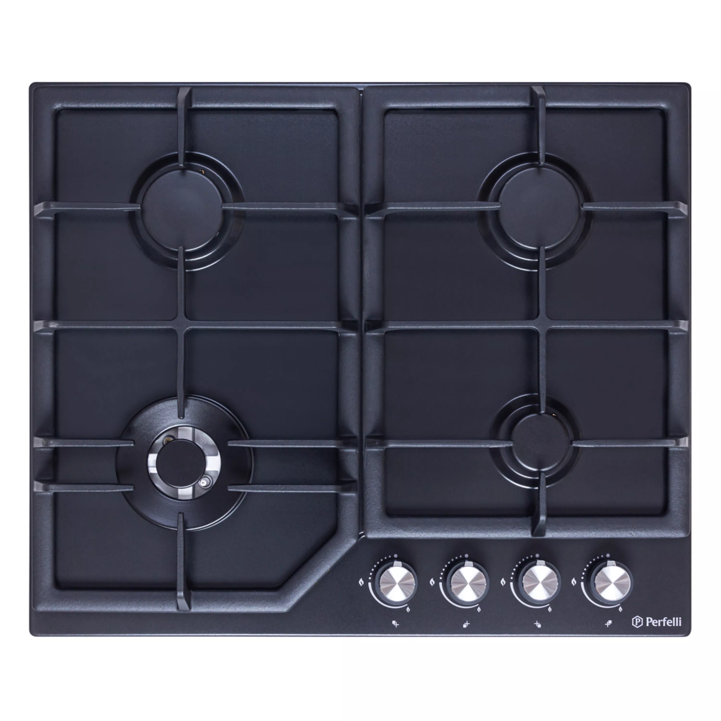 Поверхня газова на металі Perfelli HGM 61624 BL - зображення 1