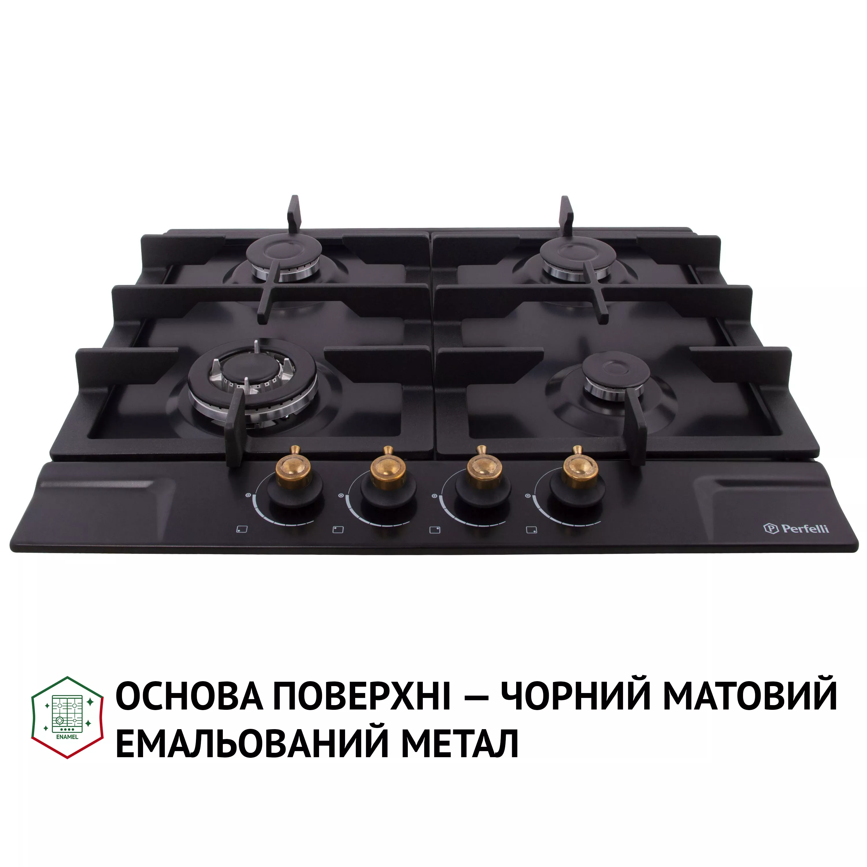 Варочная поверхность на металле Perfelli HGM 61637 BL RETRO - зображення 2