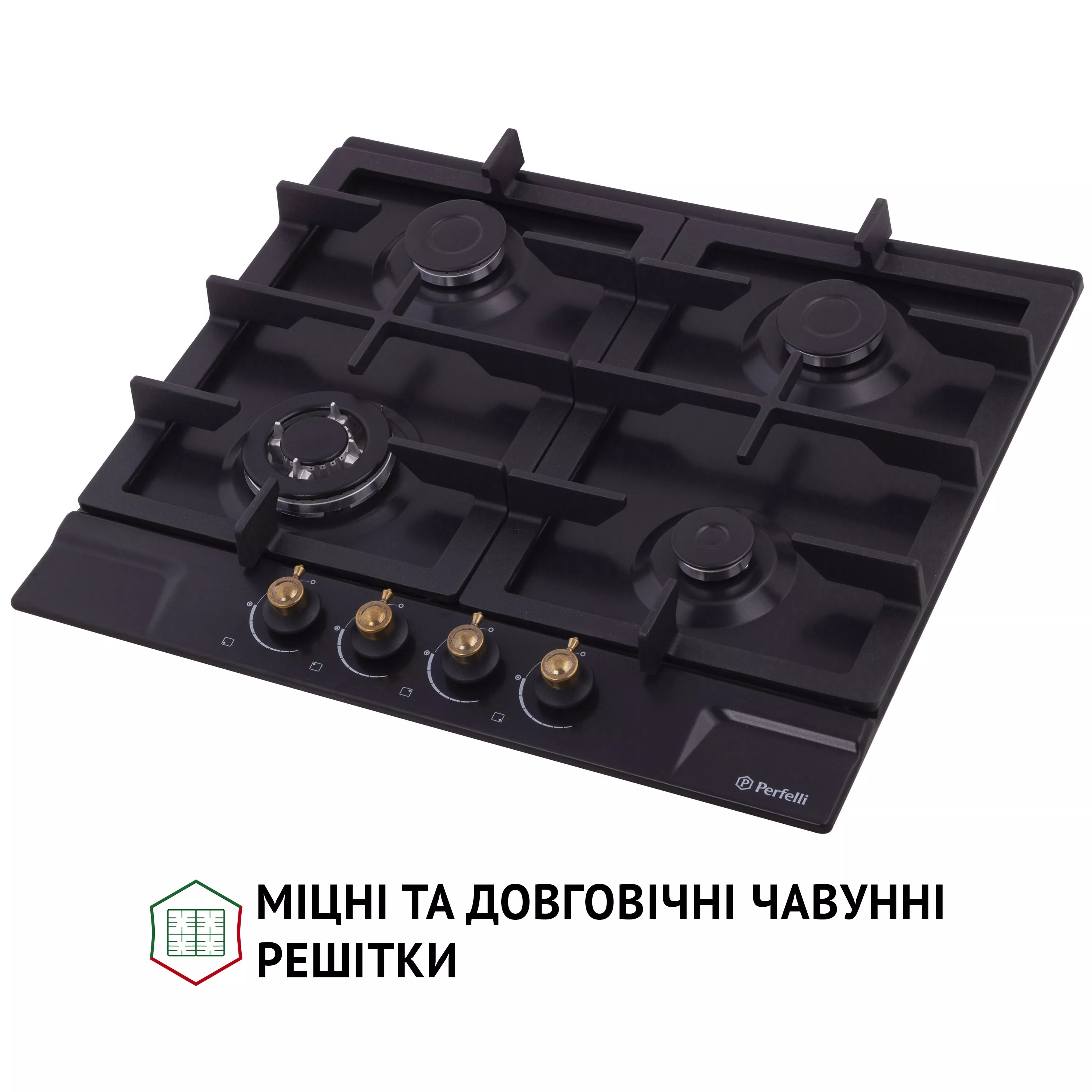 Варочная поверхность на металле Perfelli HGM 61637 BL RETRO - зображення 3