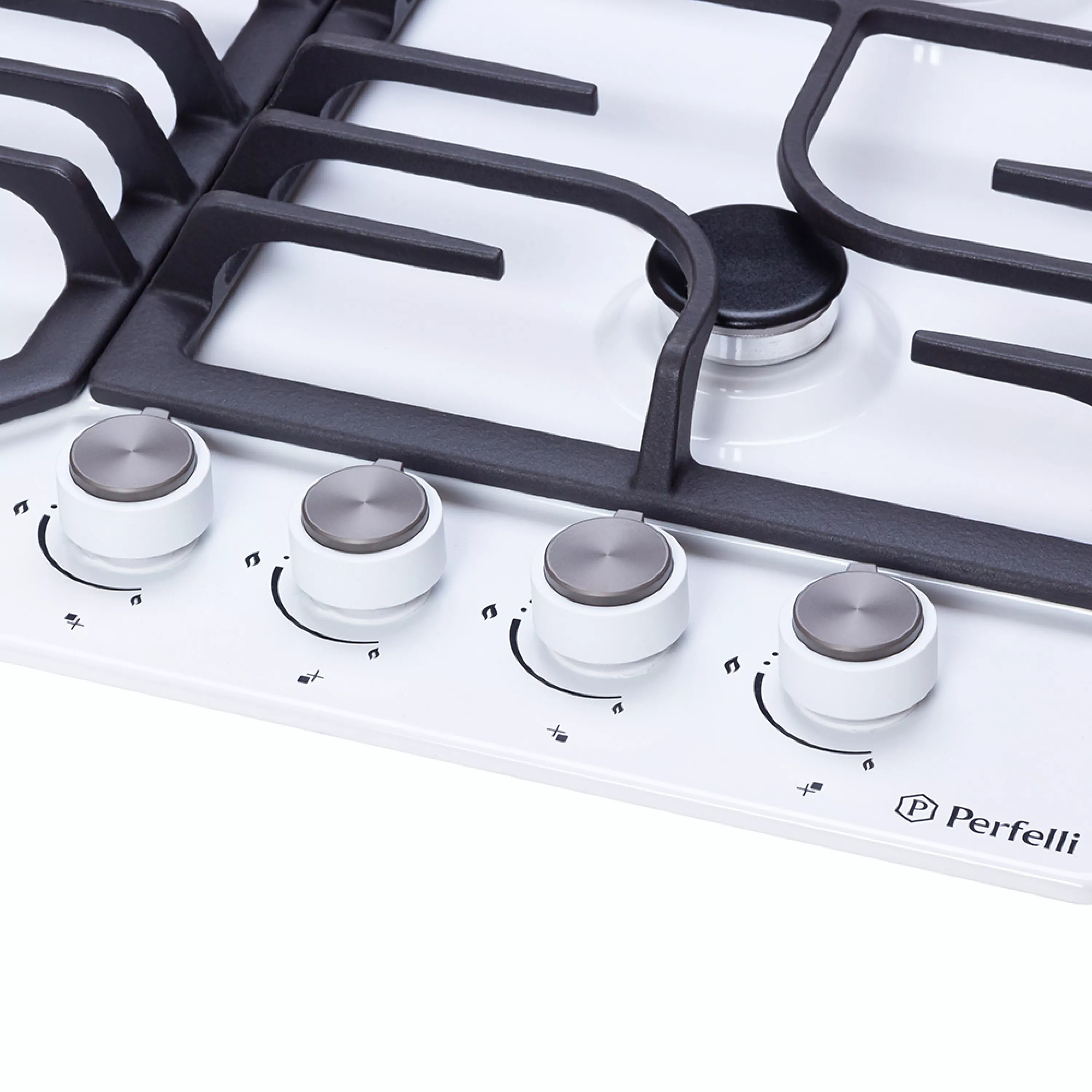 Perfelli 5902767156486 - зображення 4 Поверхность газовая на металле Perfelli HGM 61664 WH - зображення 4