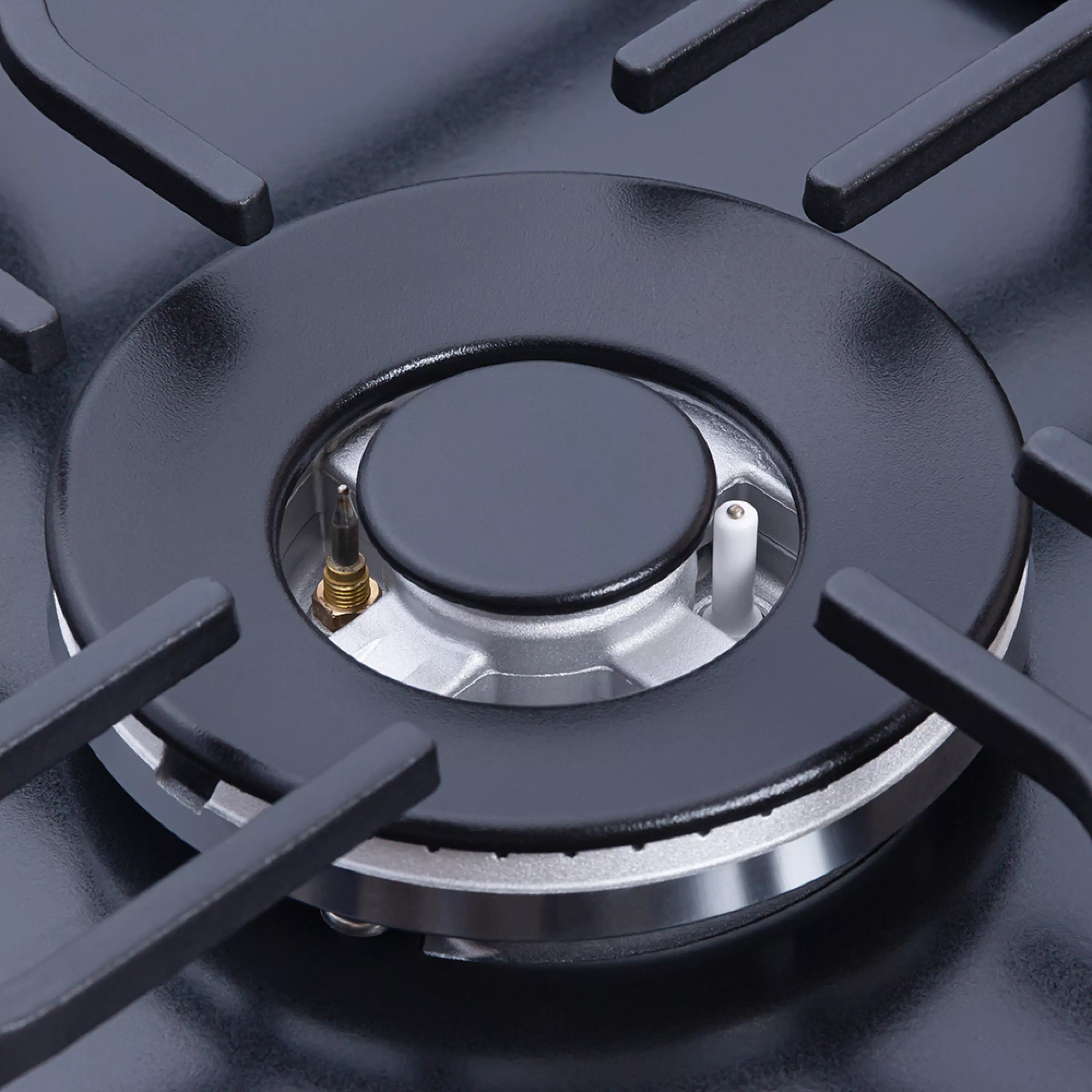 Поверхня газова на металі Perfelli HGM 61674 BL - зображення 7