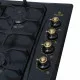 Поверхность газовая на металле Perfelli HGM 61924 BL RETRO - зображення 4