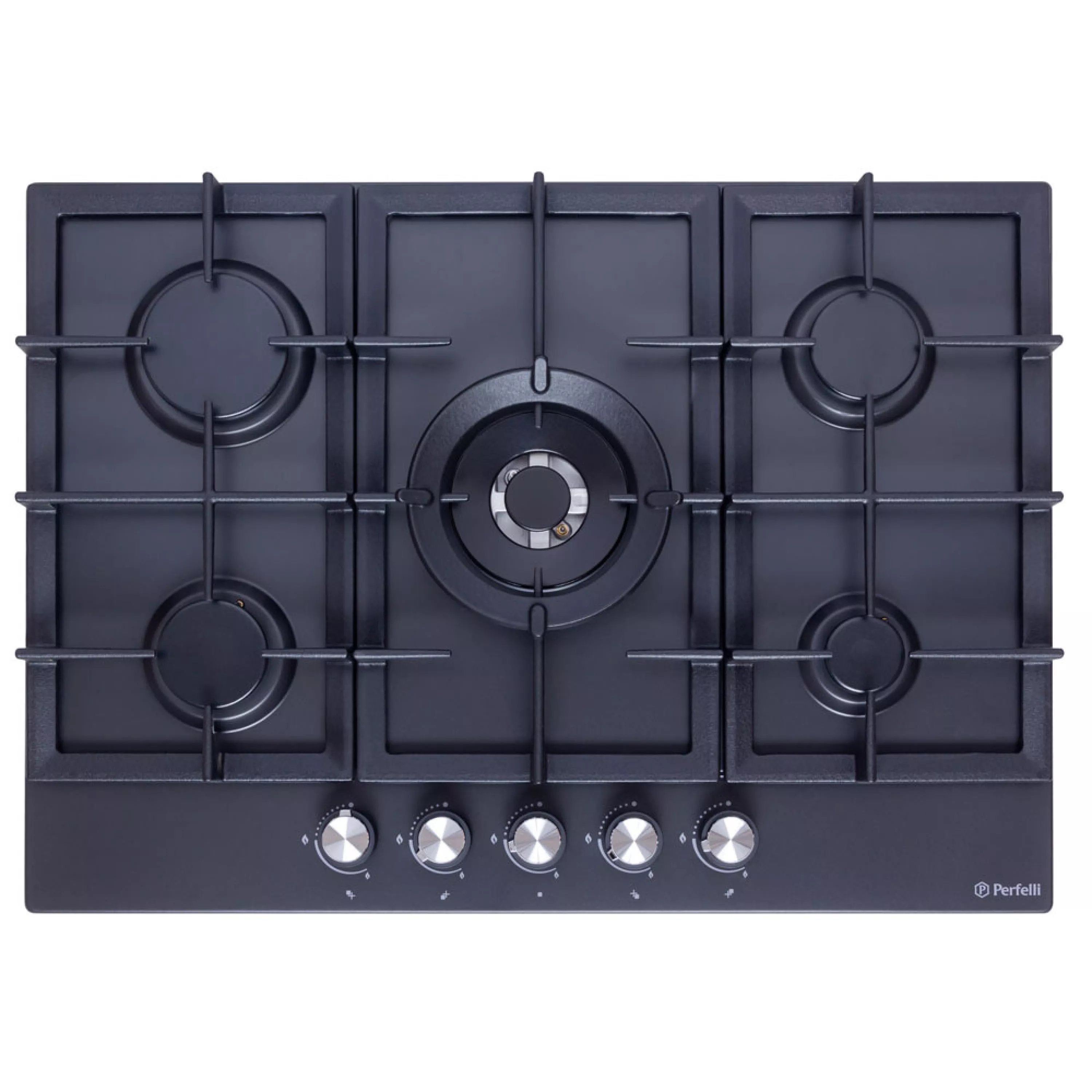 Поверхность газовая на металле Perfelli HGM 71624 BL - зображення 1
