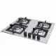 Поверхность газовая на металле Perfelli HGM 6430 INOX SLIM LINE - зображення 5