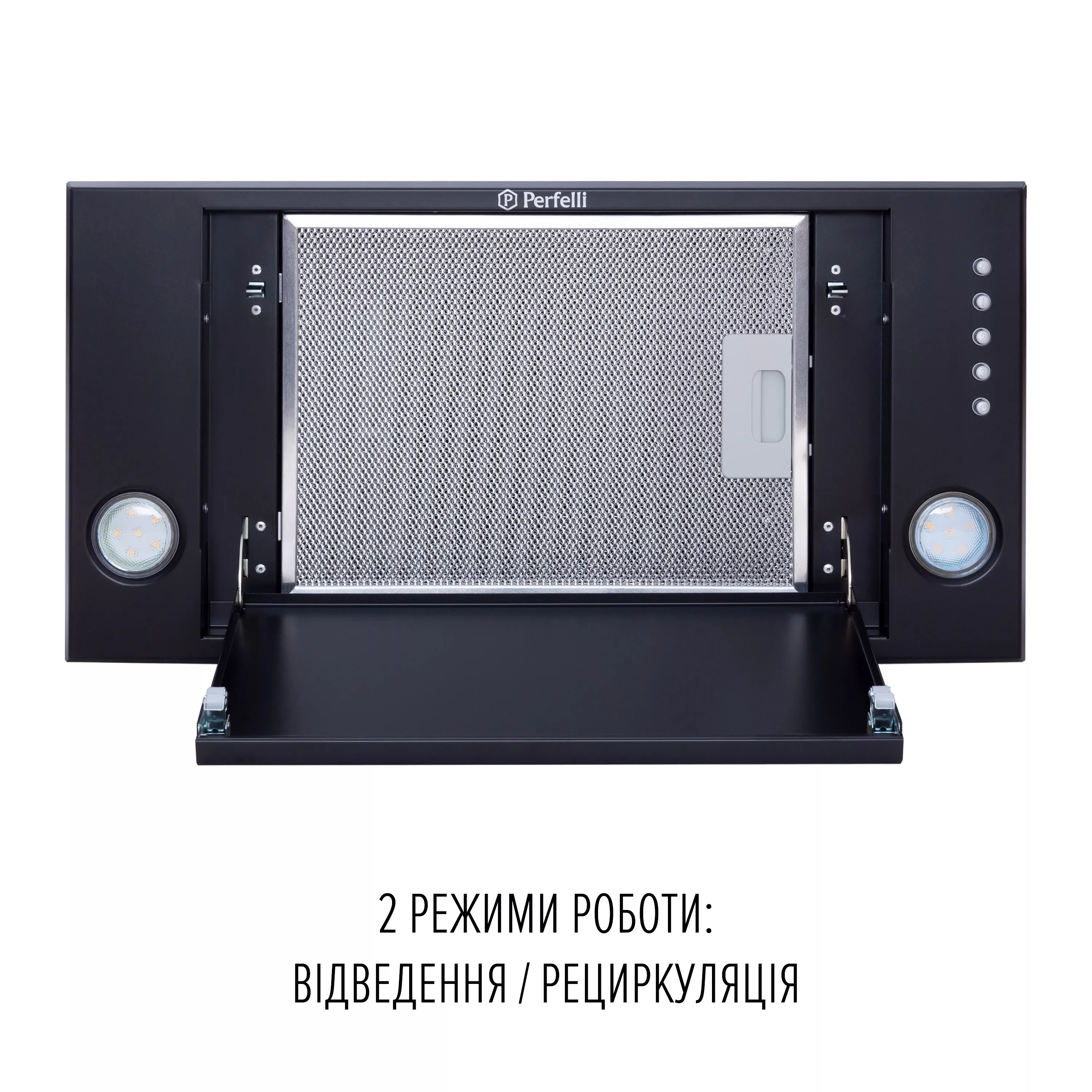 Вытяжка полновстраиваемая Perfelli BI 5532 A 1000 BL LED - зображення 7