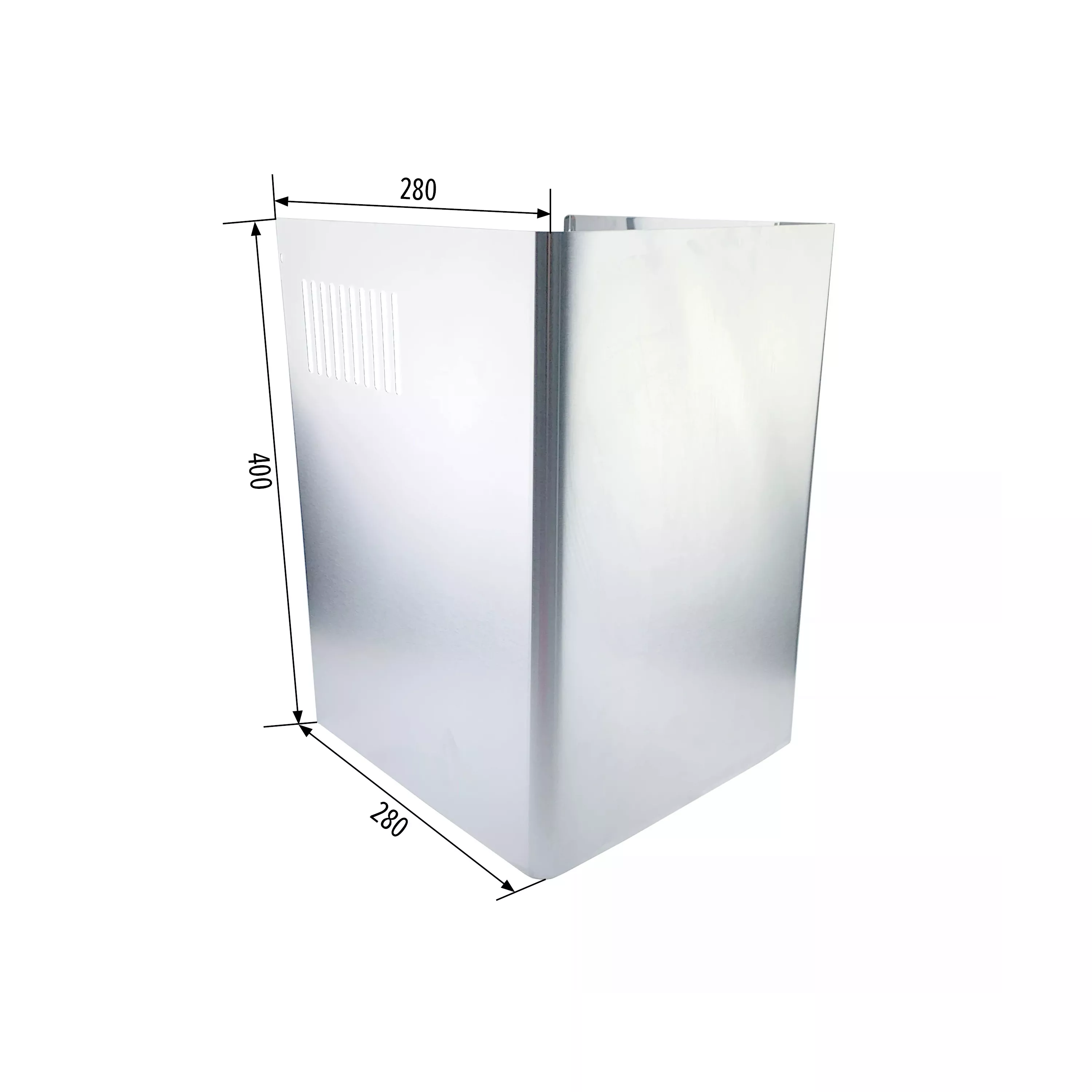Perfelli 5905563500590 - зображення 4 Декоративный короб Perfelli DKK 5060-43 нержавеющая сталь. - зображення 4