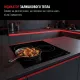 Поверхность стеклокерамическая PERFELLI FABIO 421 NERO - зображення 9
